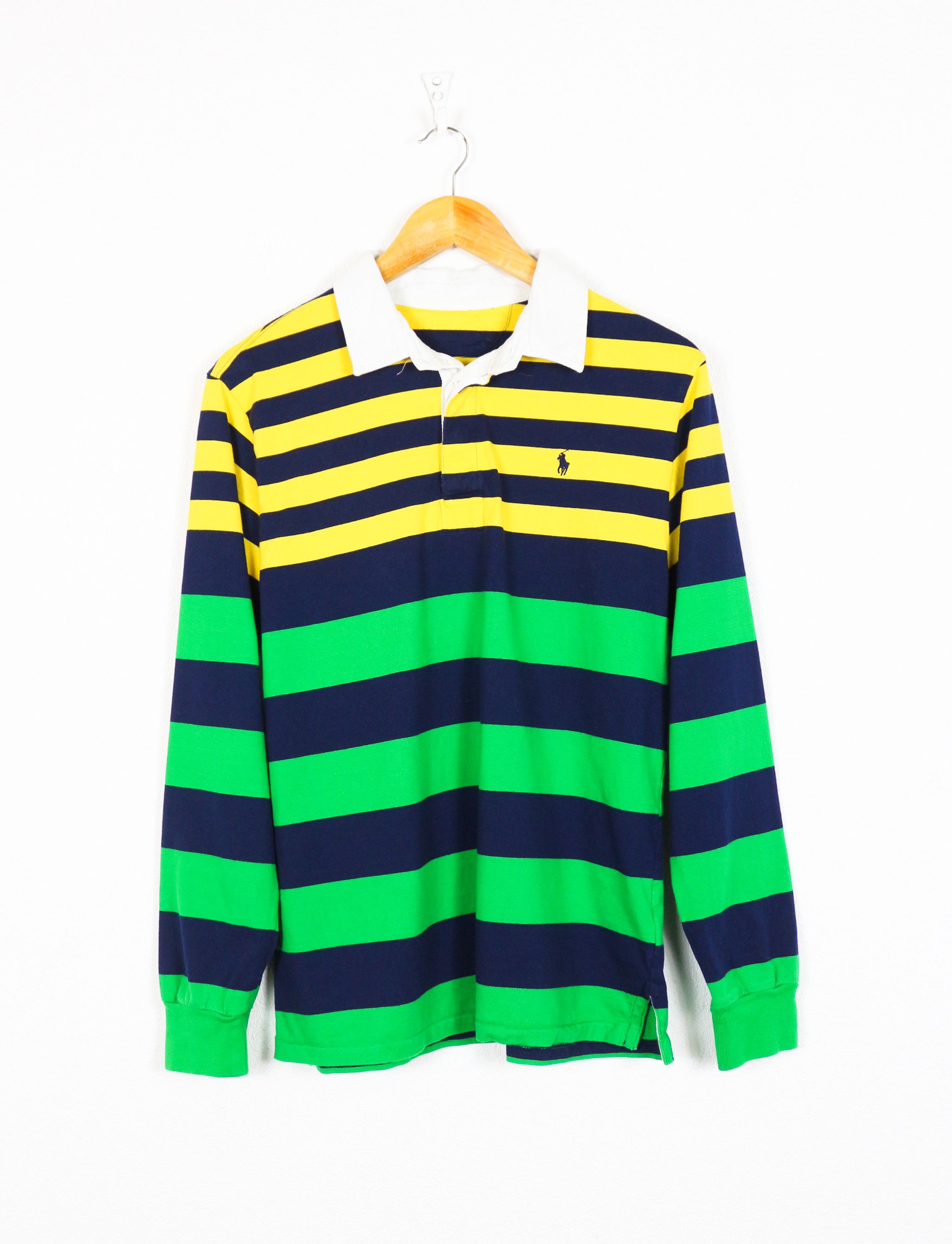 Rugby Ralph Lauren Polo Ralph Lauren PRL Logo Striped Rugby Polo Shirt Size US XS / EU 42 / 0 - 1 Thumbnail