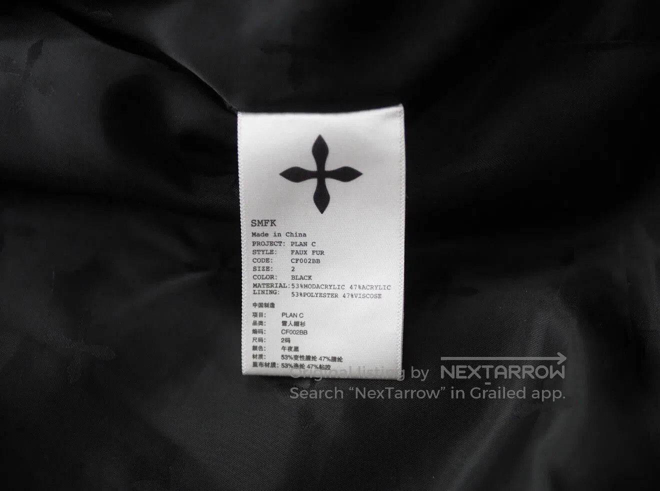 SMFK SMFK Fur Snowman Jacket Black. Size M / US 6-8 / IT 42-44 - 6 Thumbnail