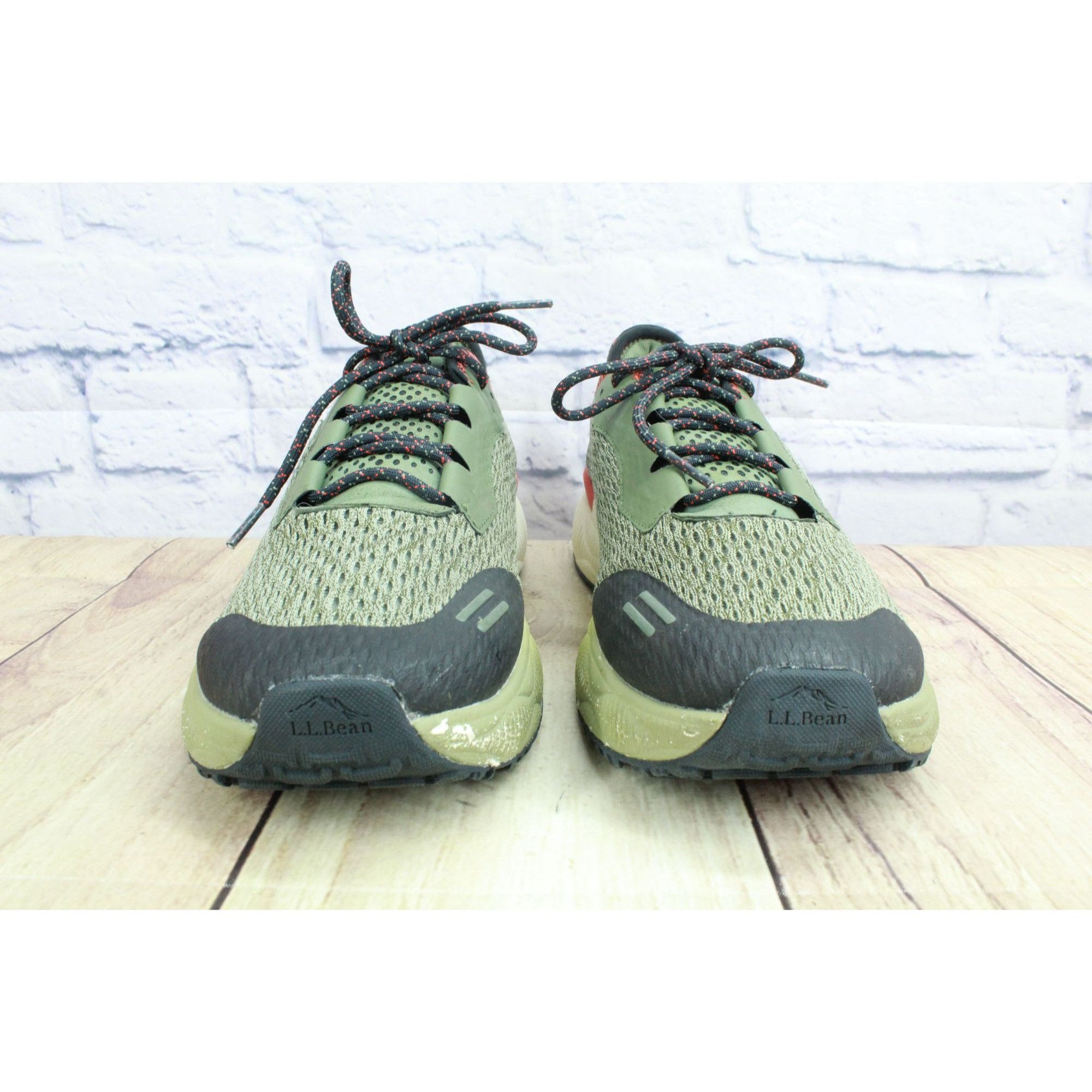 L.L. Bean LL Bean Dirigo Green Mesh Lace-Up Lightweight Sneakers Size US 10 / EU 43 - 4 Thumbnail