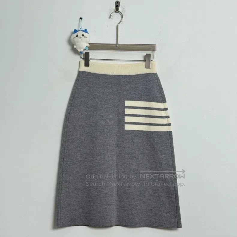 Thom Browne Wool Knit Skirt