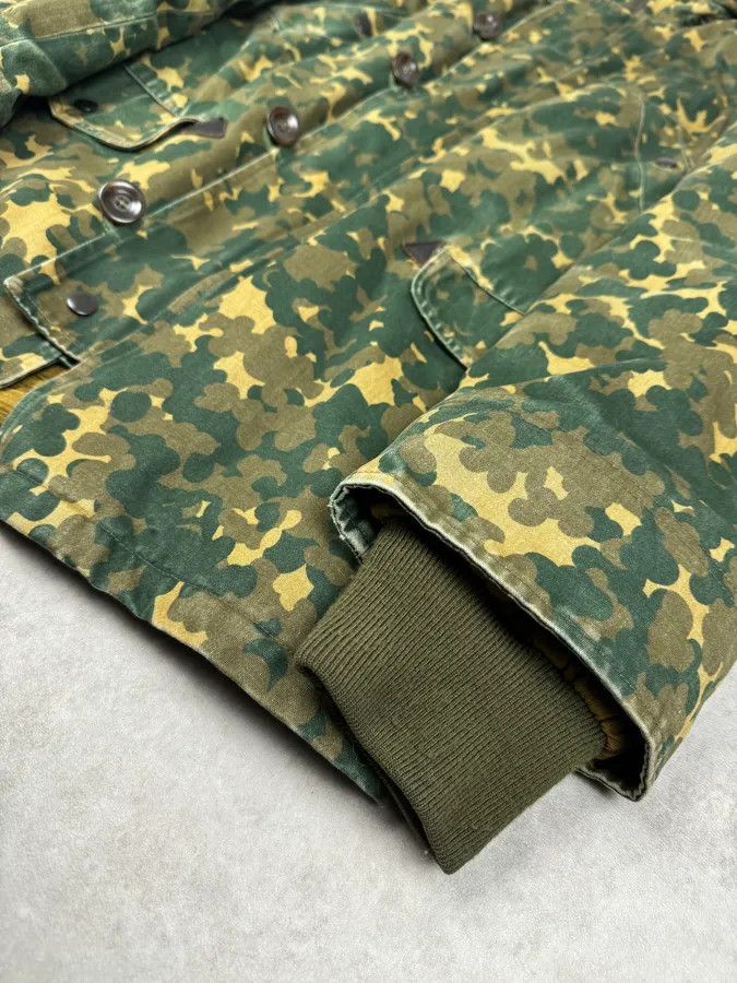 A.P.C. A.P.C. Military Camo Green Fox Fur Hooded Jacket Size US L / EU 52-54 / 3 - 8 Thumbnail