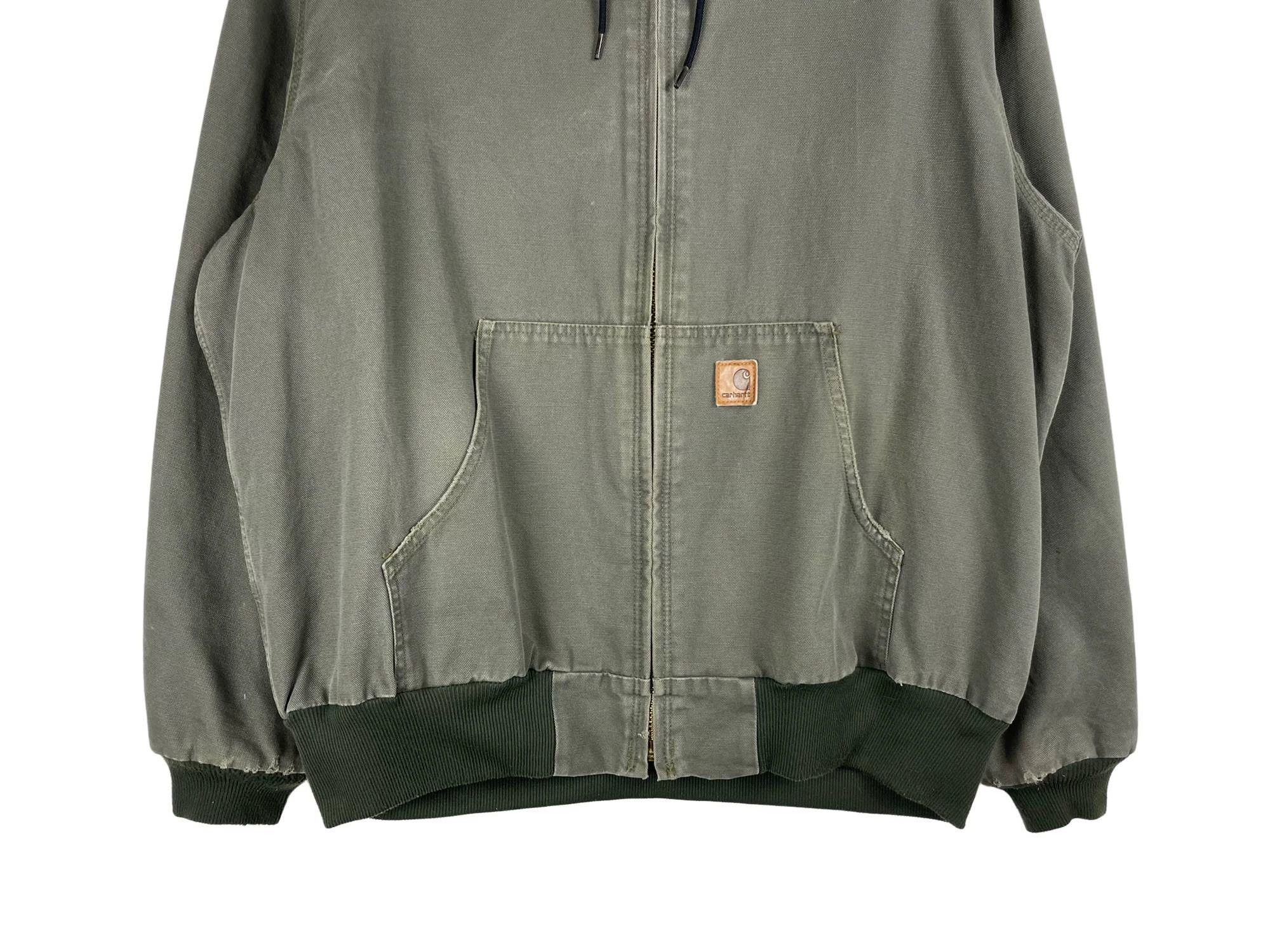 Carhartt Vintage Carhartt J130 Moss Green XL Work Jacket Size US XL / EU 56 / 4 - 4 Thumbnail