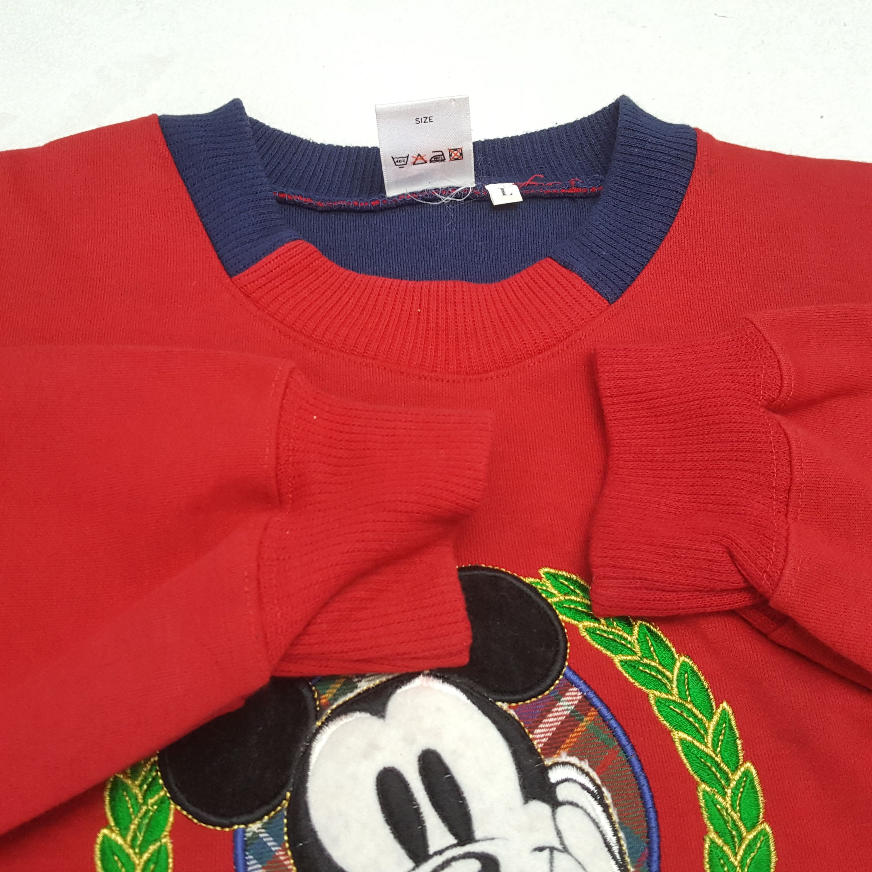 Disney × Mickey Mouse × Vintage Vintage MICKEY MOUSE Disney Cartoon Characters Sweatshirt Size US M / EU 48-50 / 2 - 8 Thumbnail