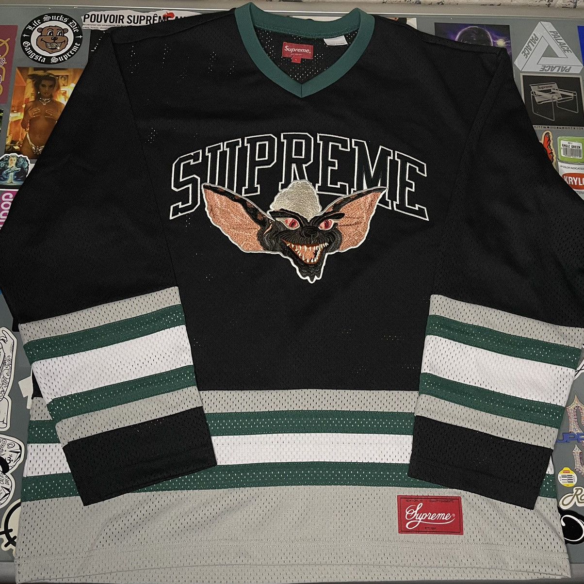 Supreme Gremlins Hockey Jersey Black Size LARGE 2022 Brand New with  packaging