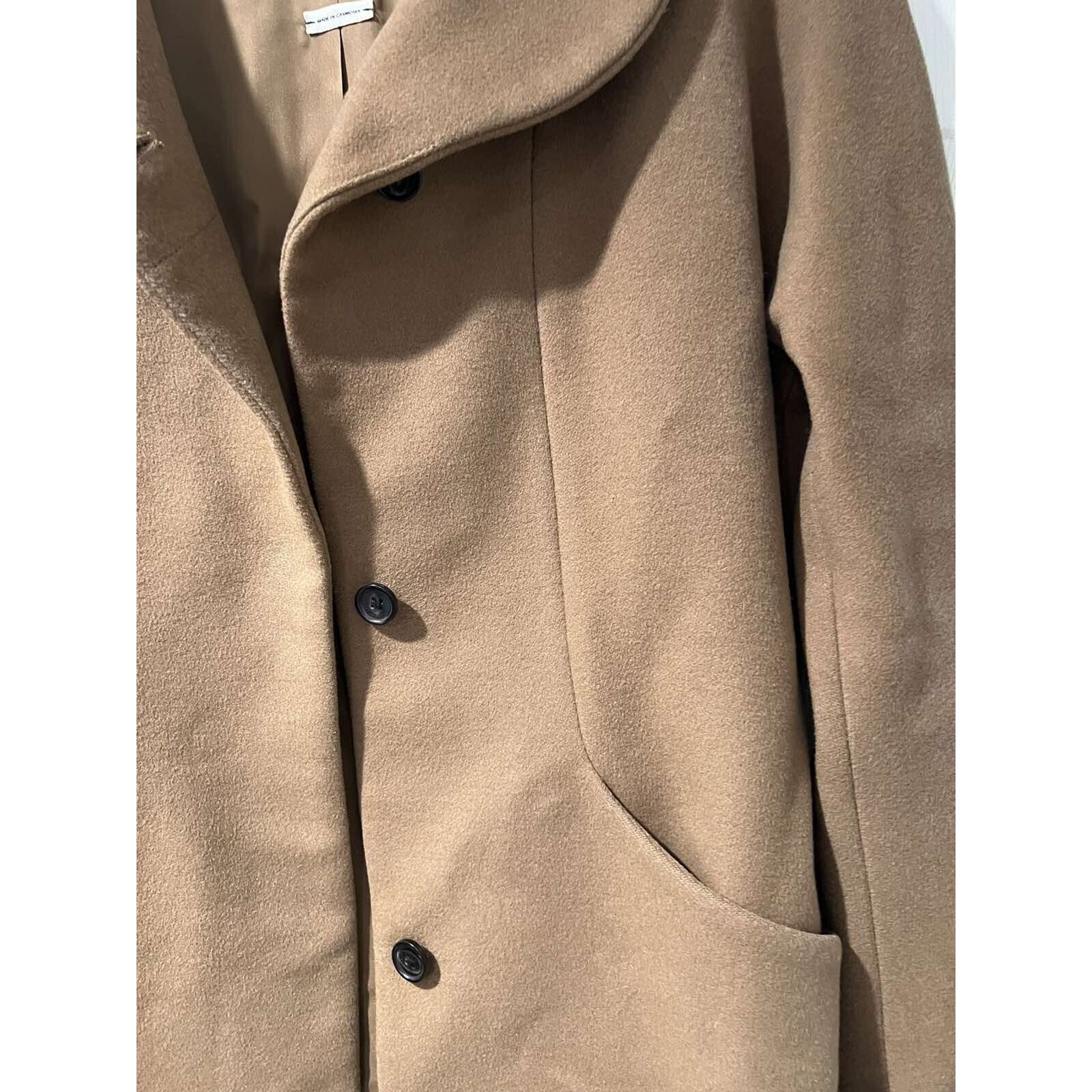 Aritzia Aritzia Wilfre Coat Brown Camel Size X-Small A001712 Size XS / US 0-2 / IT 36-38 - 4 Thumbnail