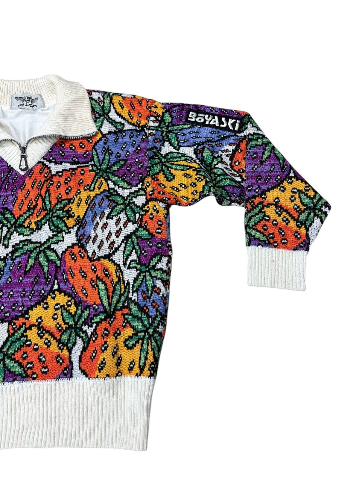 Vintage RARE VINTAGE BOYA SKI PRINTED FULL SWEATER Size US M / EU 48-50 / 2 - 4 Thumbnail
