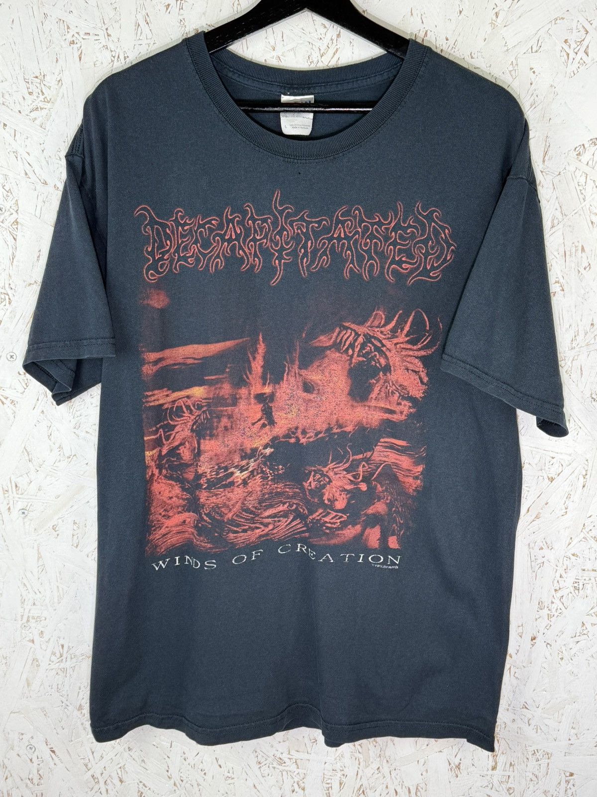 Band Tees 00s Decapitated Winds Of Creation 2000 Death Metal T-Shirt L Size US L / EU 52-54 / 3 - 1 Thumbnail
