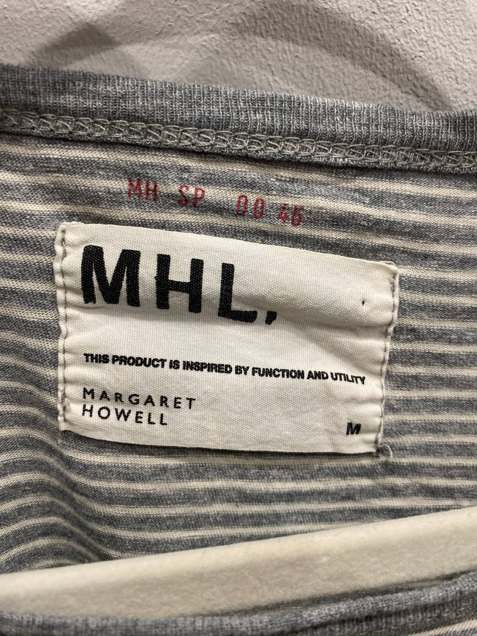 Margaret Howell Margaret Howell MHL Y2K Striped Long Sleeve T-Shirt Size M / US 6-8 / IT 42-44 - 4 Thumbnail