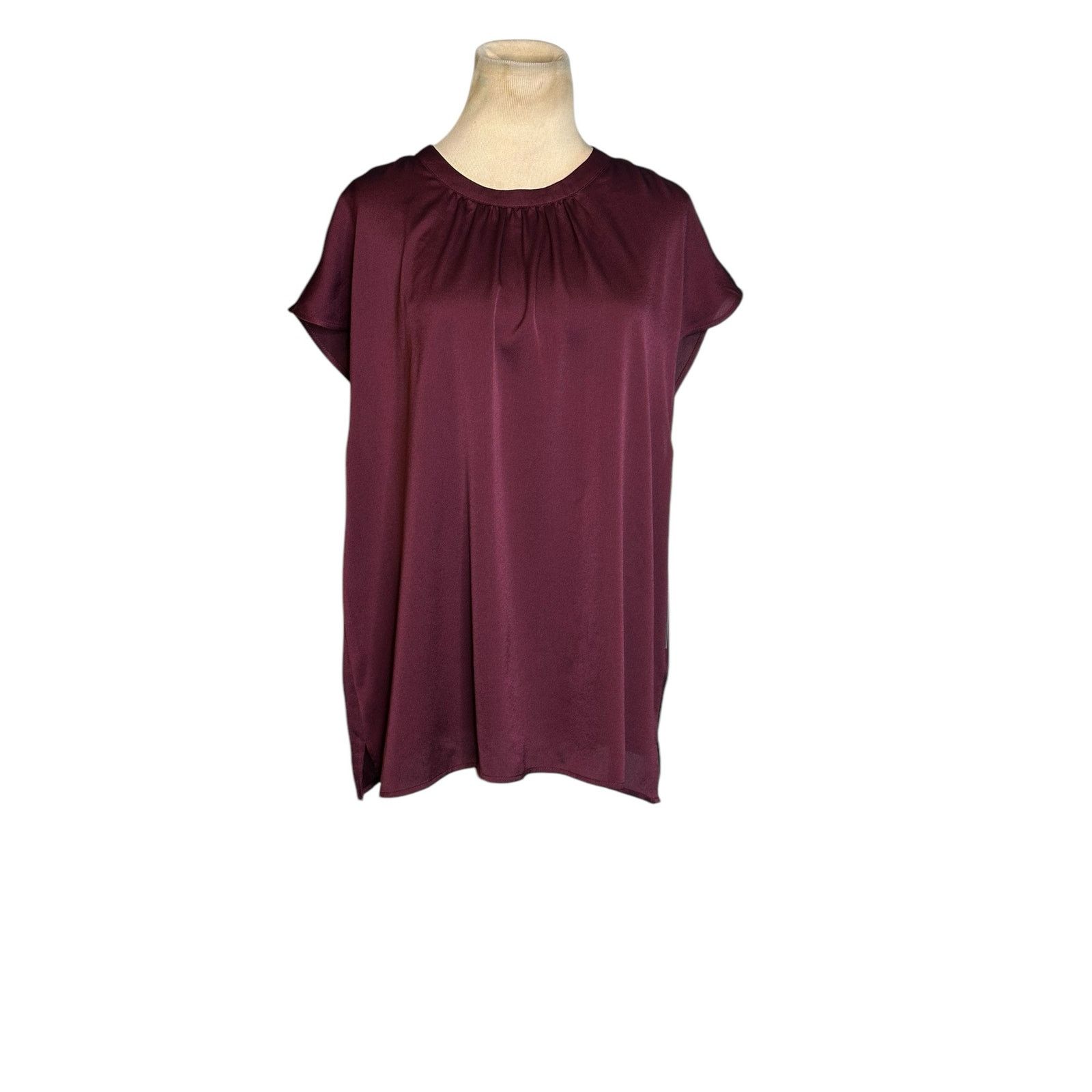 Vince Camuto Vince Camuto eggplant purple tunic blouse size XXL Size XXL / US 16-18 / IT 52-54 - 14 Thumbnail