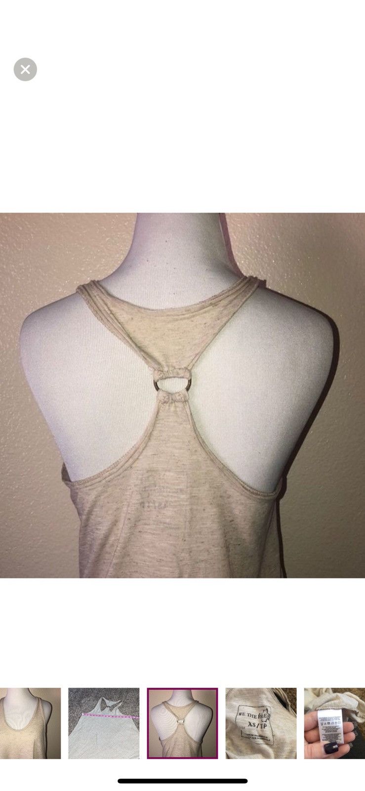 Free People Free people we the free XS dream on tank top Size XS / US 0-2 / IT 36-38 - 4 Thumbnail