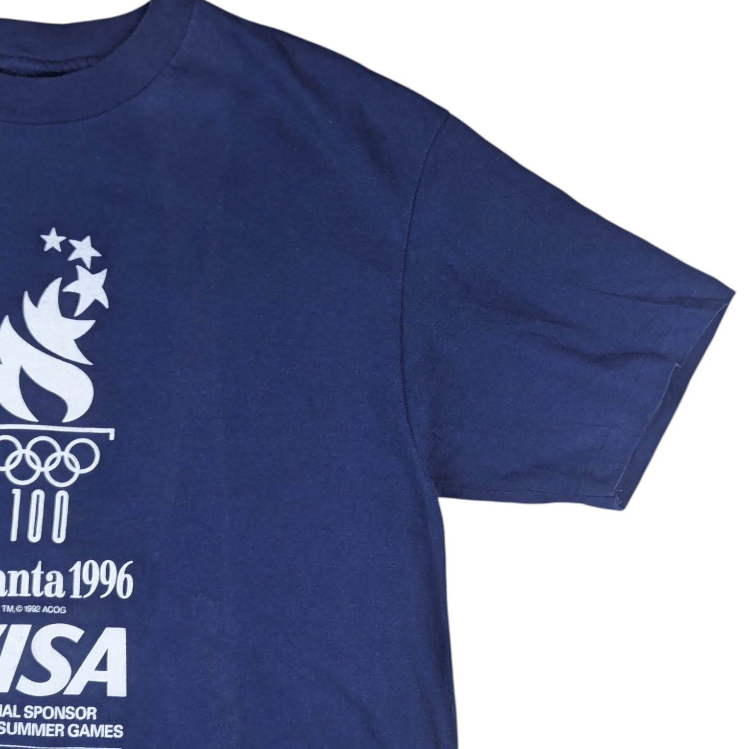 USA Olympics 1996 Olympics Atlanta Vintage Tee Shirt Single Stitches Size US M / EU 48-50 / 2 - 7 Thumbnail