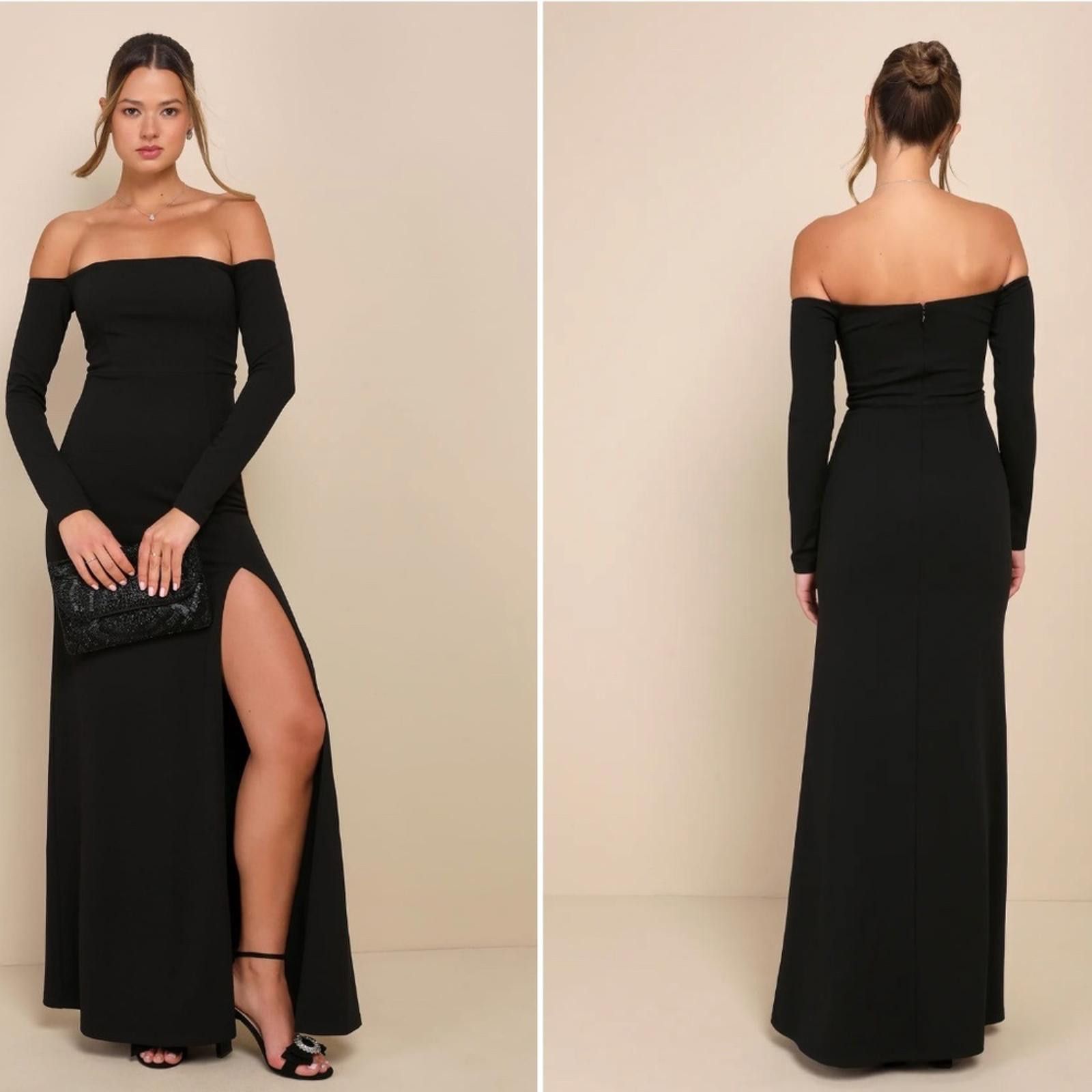 Lulus LULU's Elegant Prom Wedding Sexy Elegant Mermaid Maxi Dress Size L / US 10 / IT 46 - 2 Thumbnail