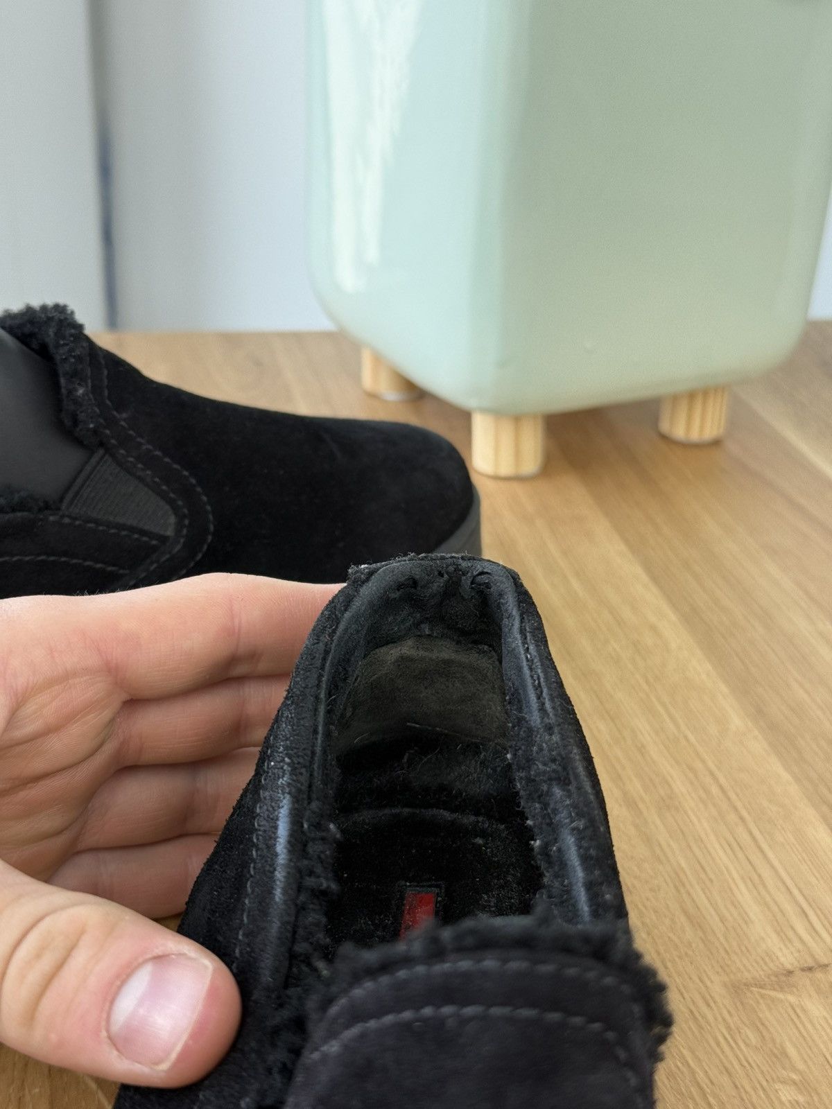 Prada × Vintage Prada Vintage Women’s Black Luxury Leather Shoes Sneakers Size US 6 / IT 36 - 11 Thumbnail