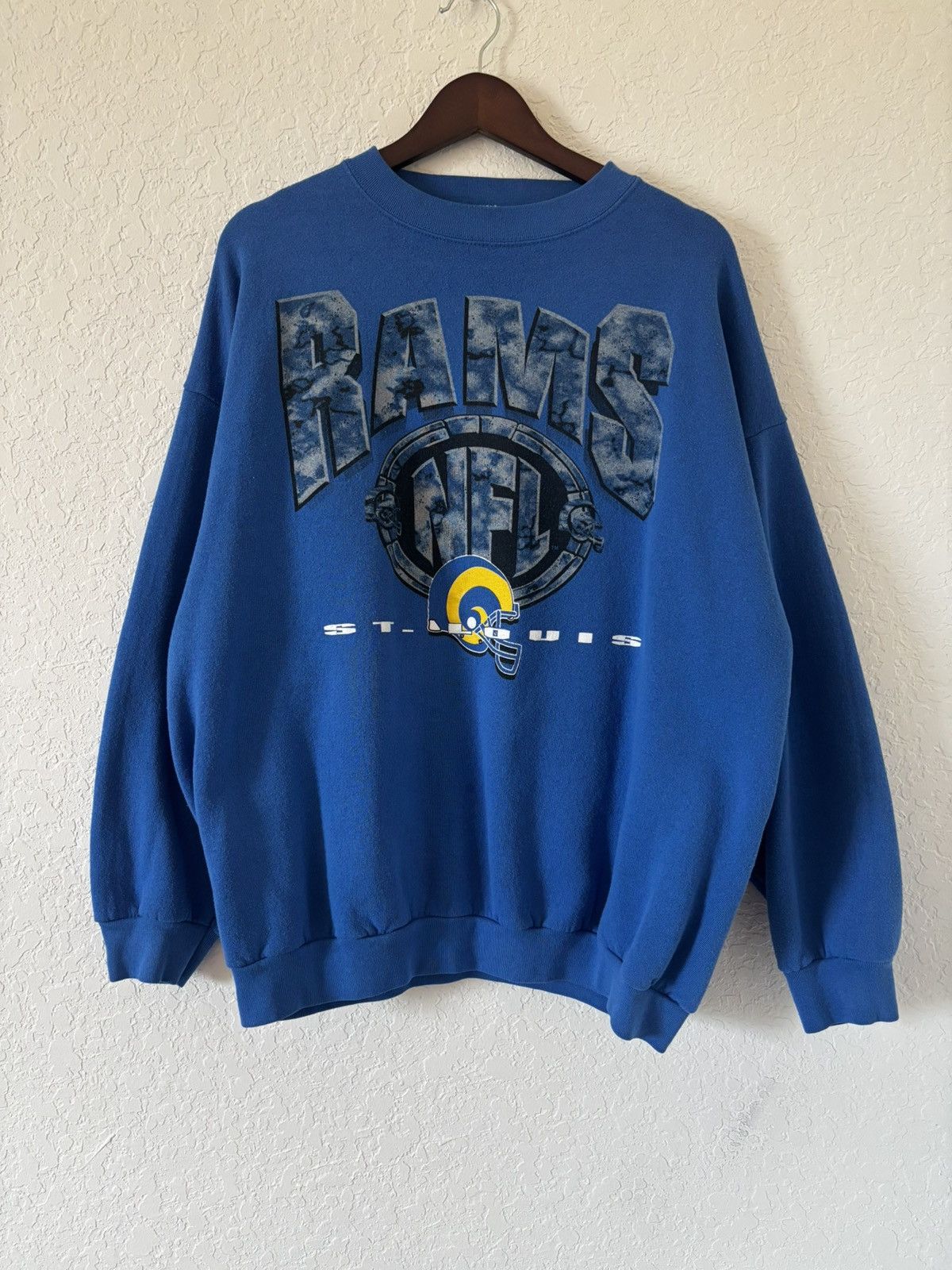 Logo 7 Vintage LA Rams crewneck XXL Size US XXL / EU 58 / 5 - 1 Thumbnail