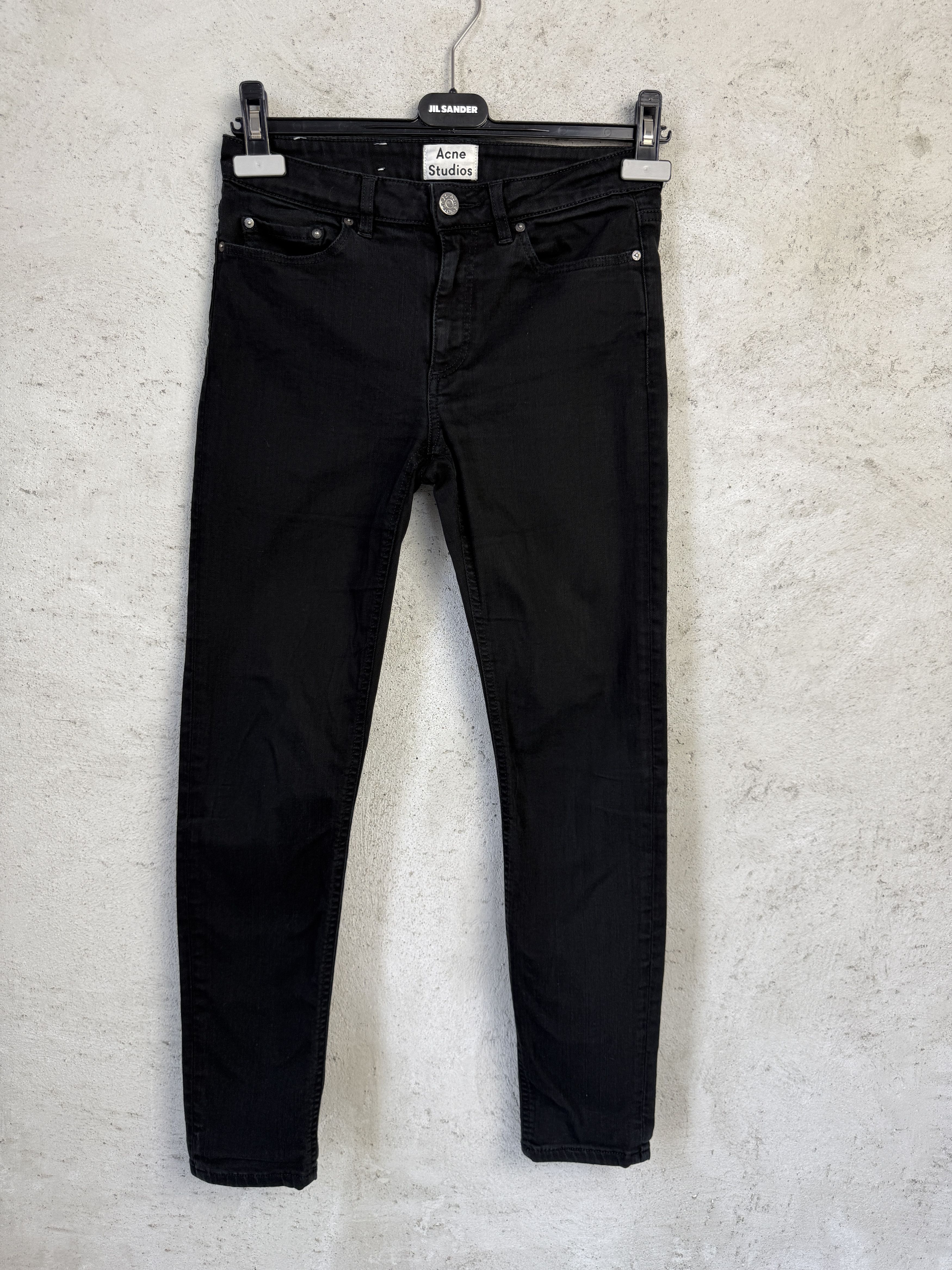 Acne Studios Acne Studios Skin 5 Black denim jeans pants Size 27" / US 4 / IT 40 - 1 Thumbnail
