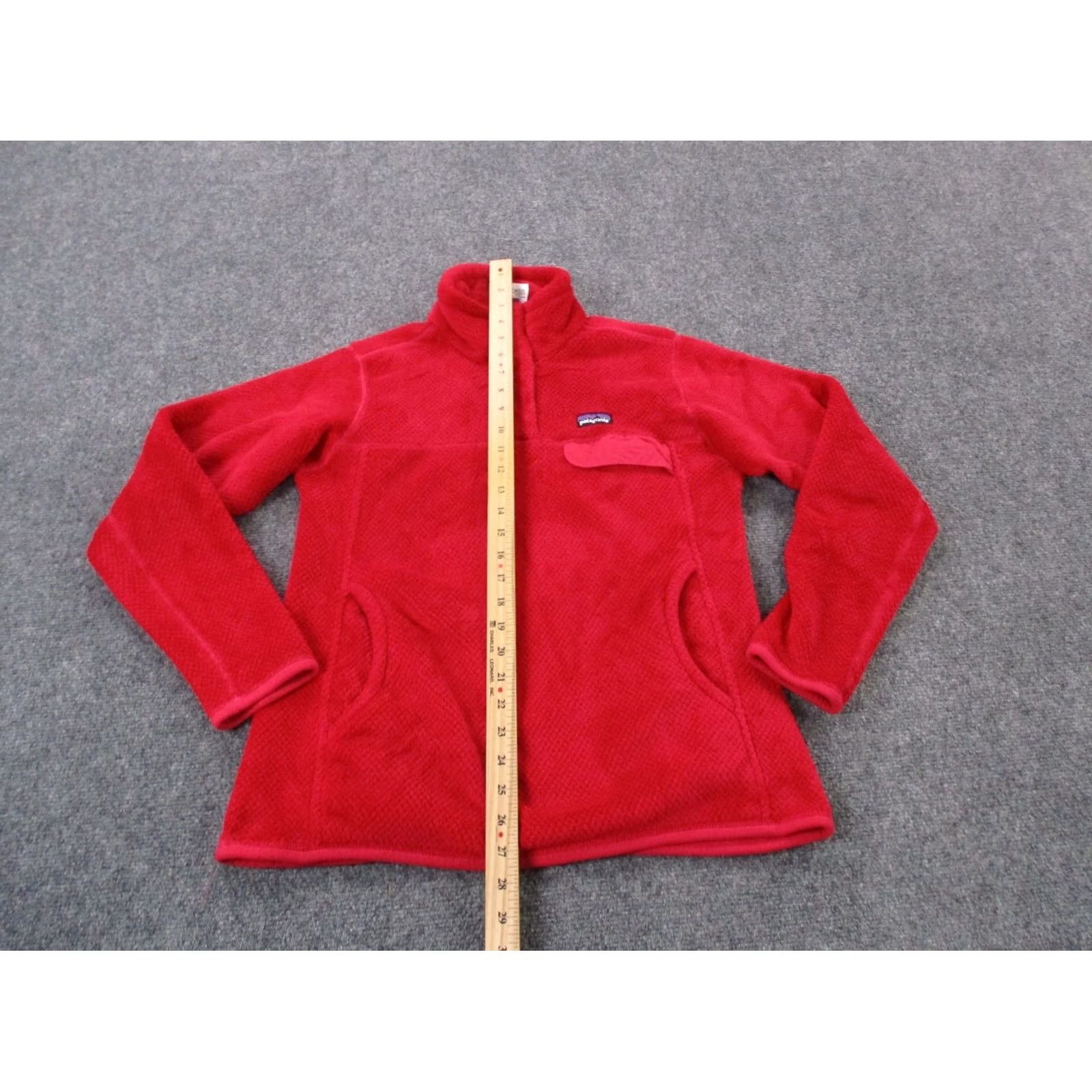 Patagonia Patagonia Jacket Women M Red Snap T Fleece Fuzzy Sweater Outdoors Camping 25442 Size M / US 6-8 / IT 42-44 - 3 Thumbnail