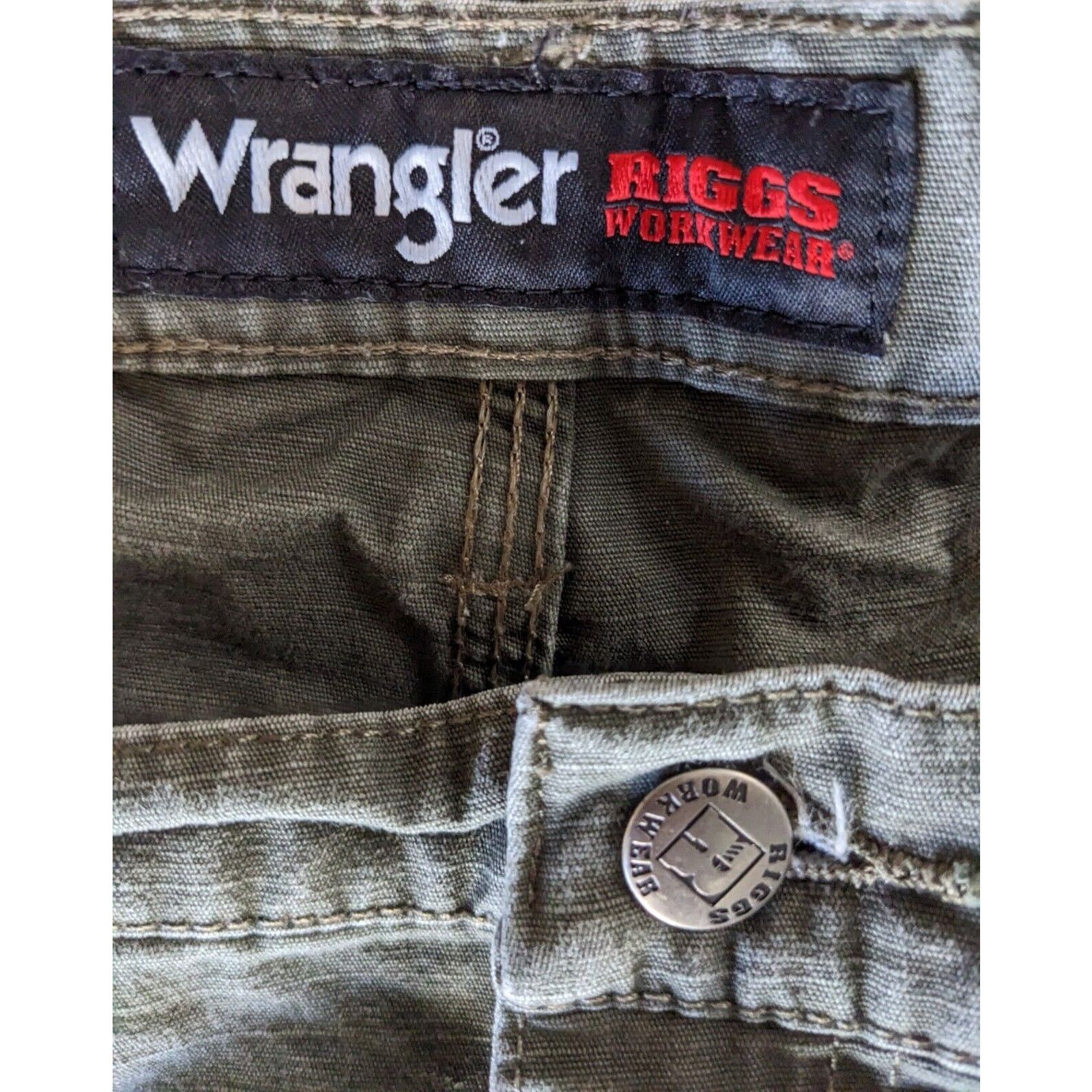 Wrangler Wrangler Riggs Grungy Work Pants 40 X 30 Green Cargo Ripstop Size US 40 / EU 56 - 5 Thumbnail