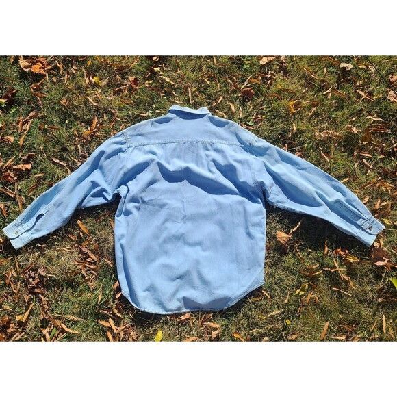 Cartoon Network Vtg Space Ghost Cartoon Network Denim button up shirt Size US XL / EU 56 / 4 - 8 Thumbnail
