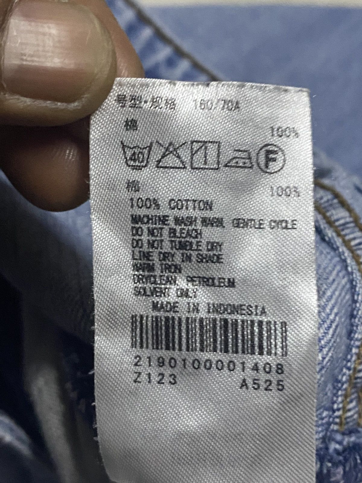 Japanese Brand Vintage Japanese Brand Earth Music & Ecology Baggy Jeans Size US 30 / EU 46 - 14 Thumbnail
