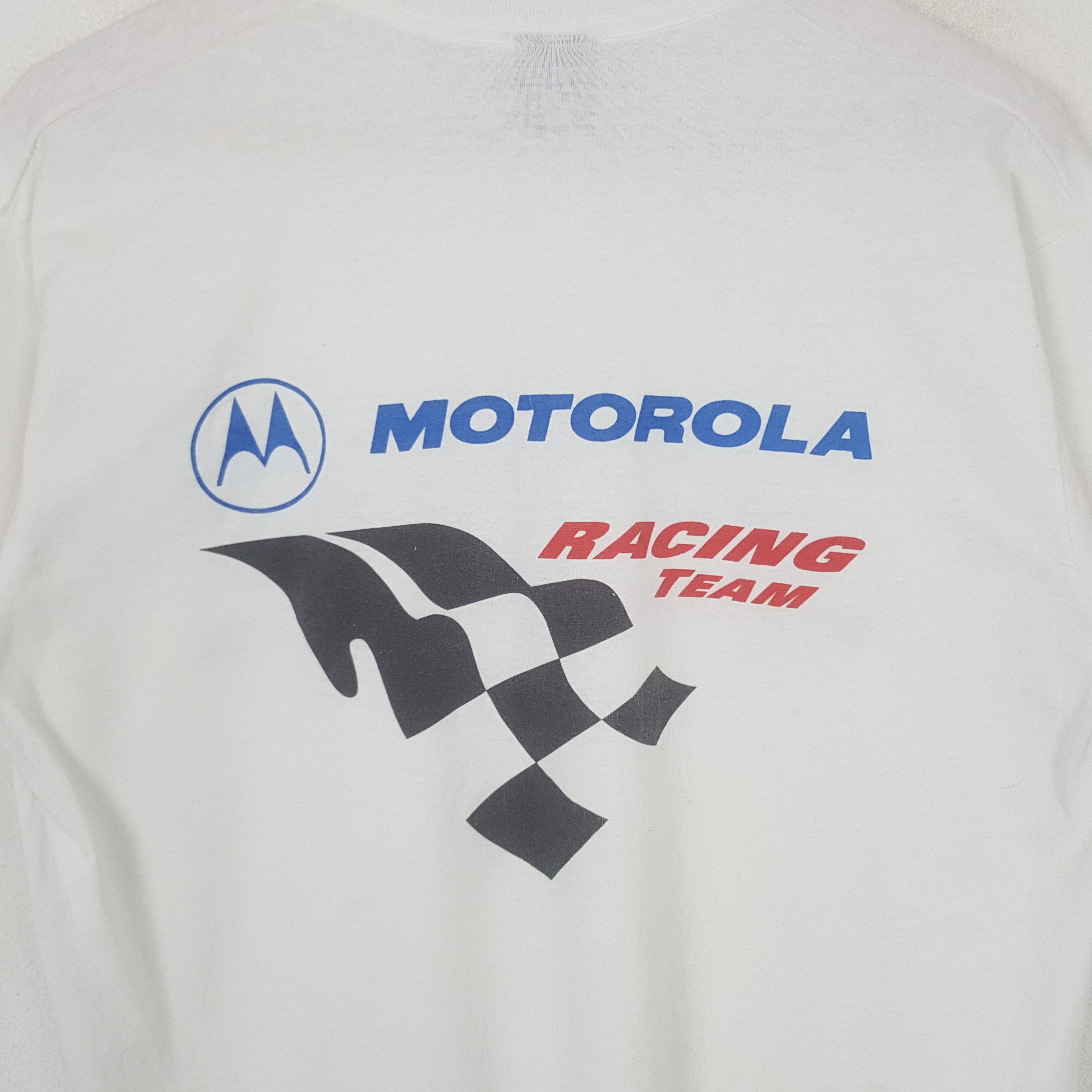 Motorola Vintage 90's Honda Motorola Formula One Racing Tshirt C299N4 Size US L / EU 52-54 / 3 - 2 Thumbnail
