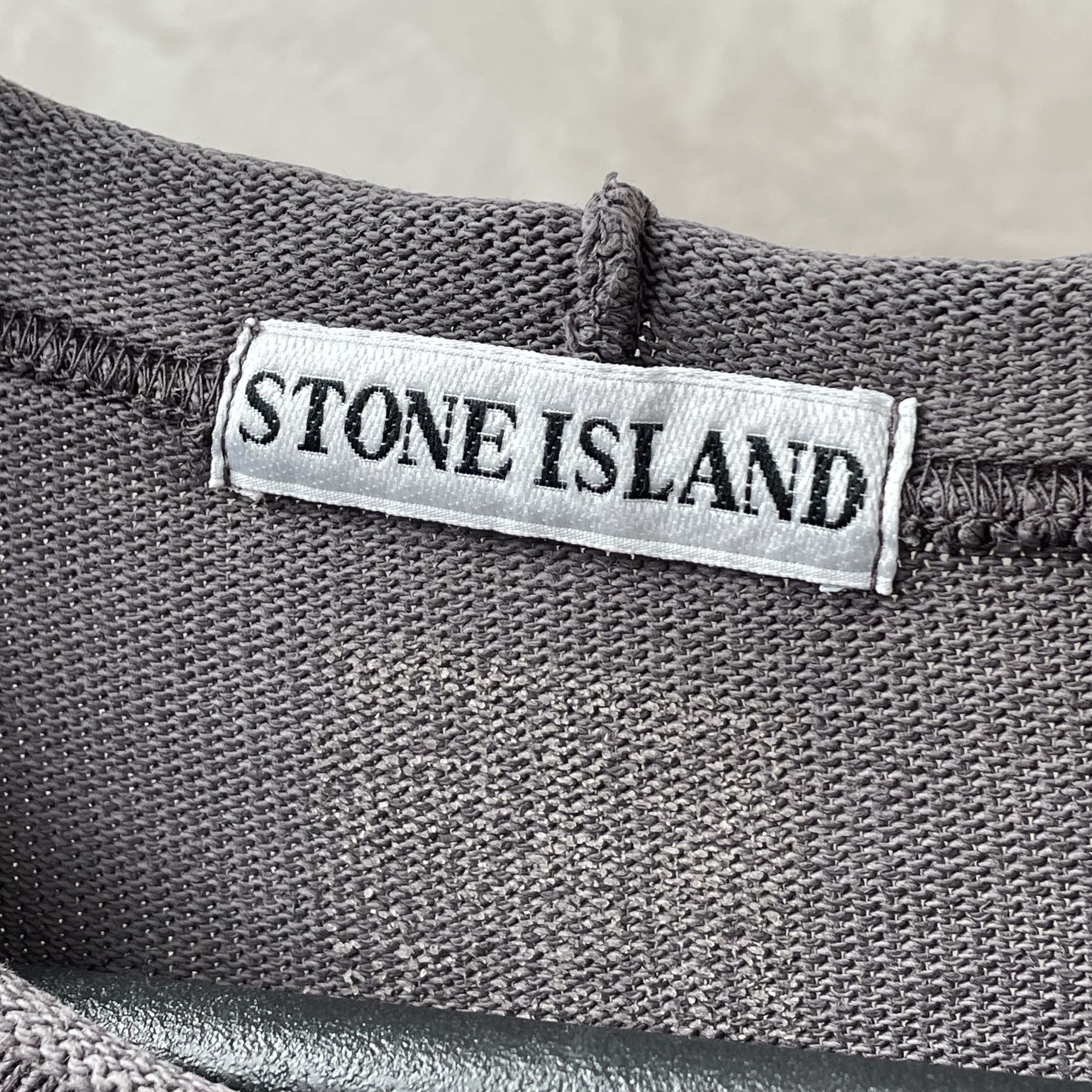 Stone Island 90s Vintage Stone Island Embroidered Logo Spell Out Size US XL / EU 56 / 4 - 4 Thumbnail