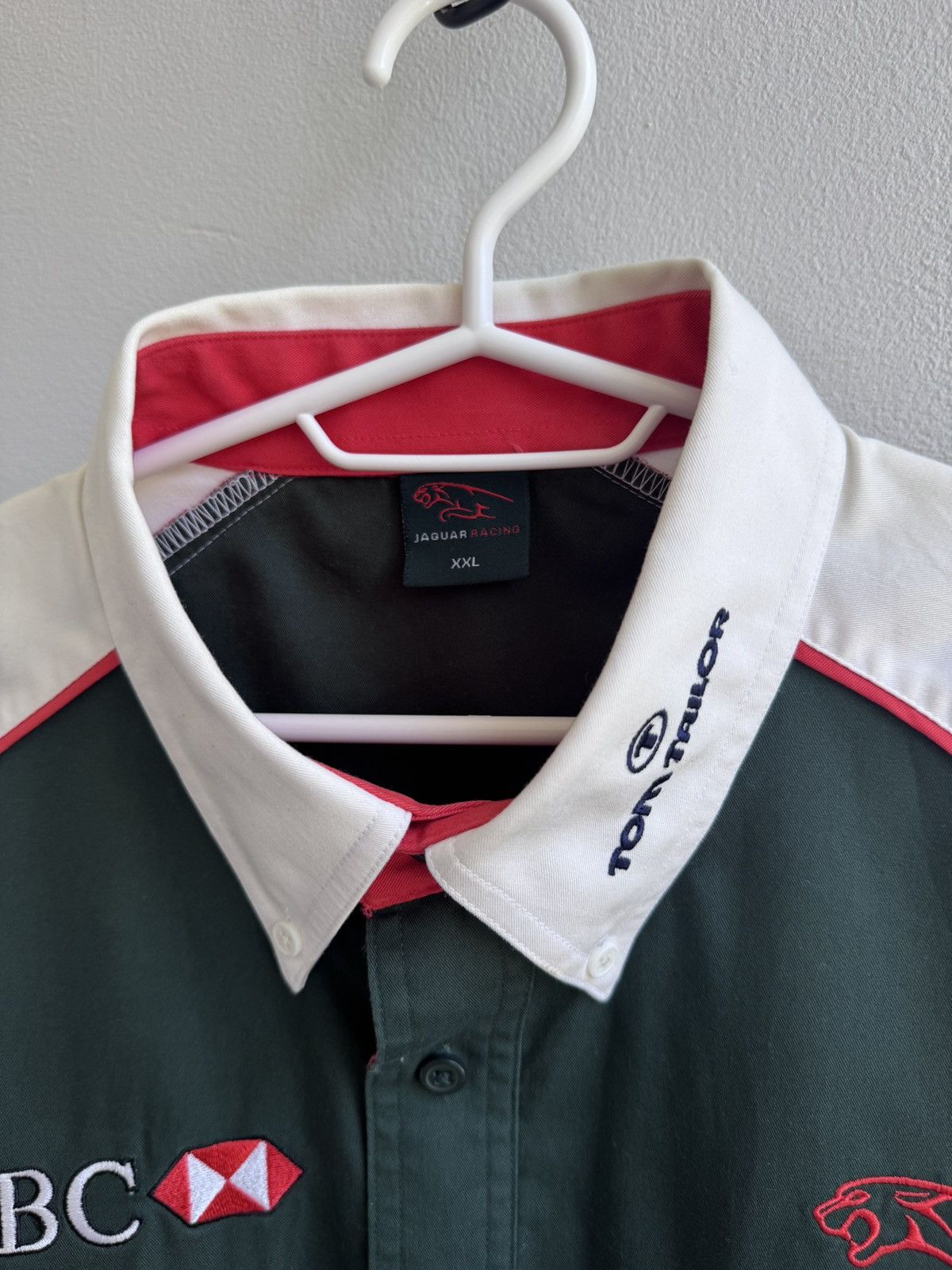 Formula 1 Jaguar Racing 2003 HSBC Formula 1 F1 Racing Button Up Shirt Size US XXL / EU 58 / 5 - 8 Thumbnail