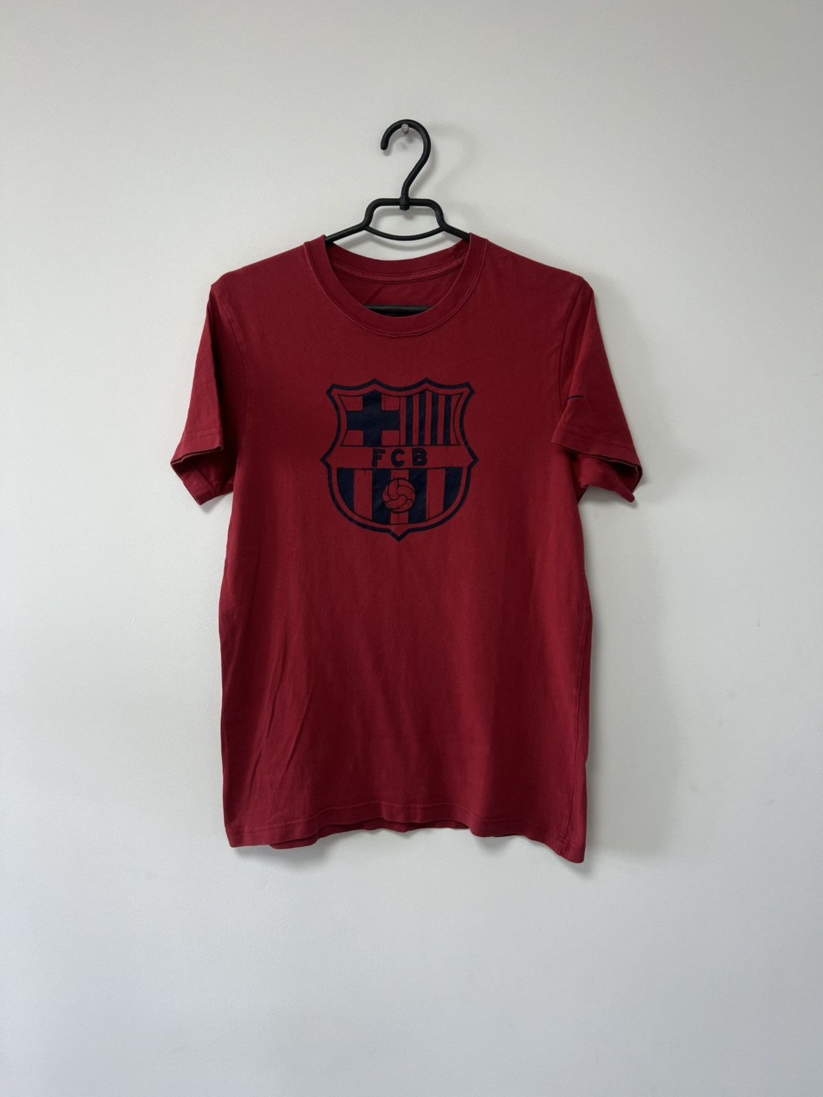 Nike Fc Barcelona Training Football Nike T shirt Cotton Red sz M Size US M / EU 48-50 / 2 - 2 Thumbnail