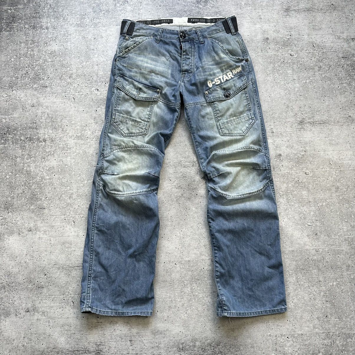 Other G Star Raw Vintage Denim Pants Double Knee Jeans Y2K Hype Size US 32 / EU 48 - 1 Thumbnail