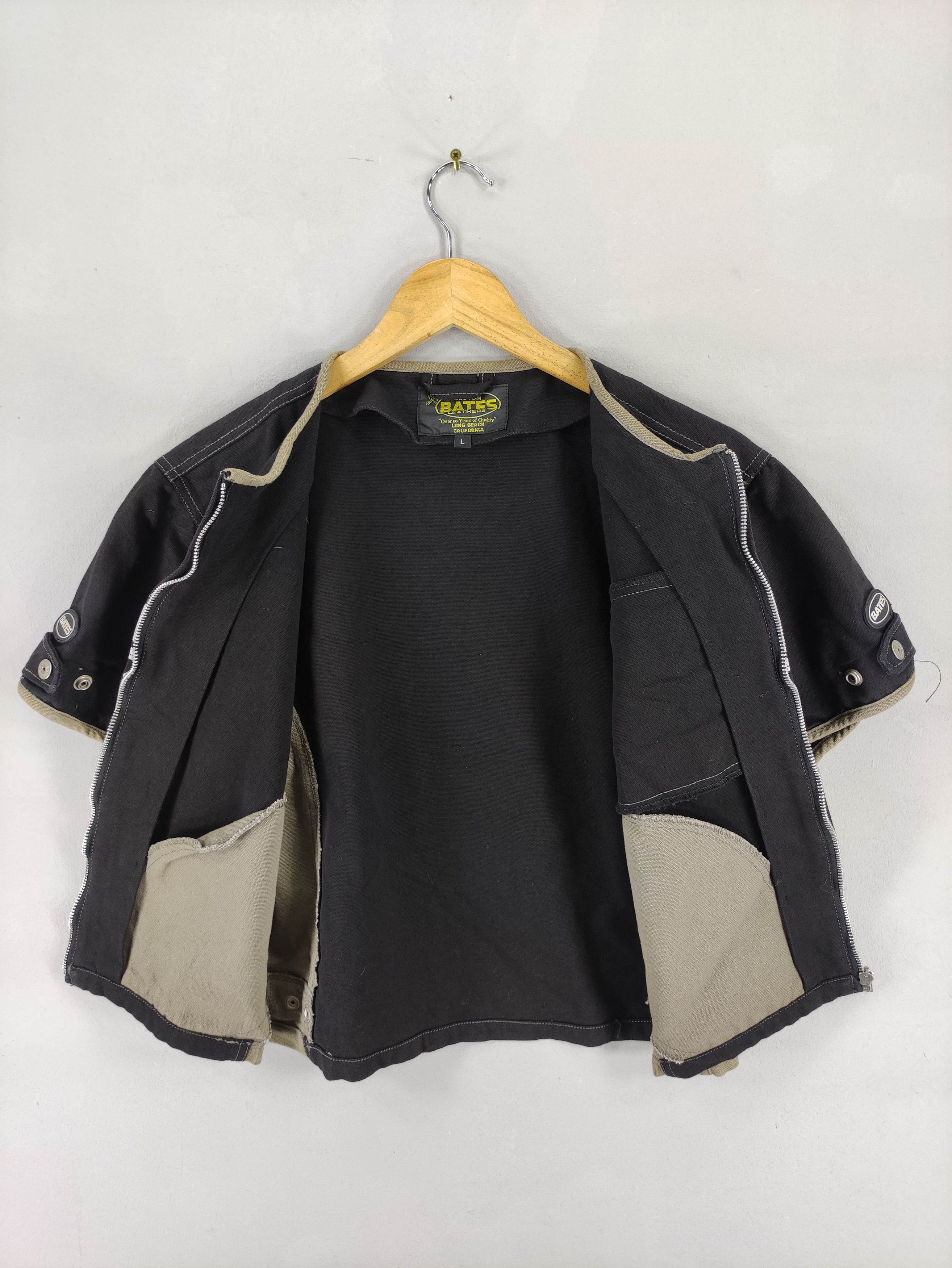 Japanese Brand Vintage Bates Short Sleeve Jacket Zipper Size US L / EU 52-54 / 3 - 6 Thumbnail