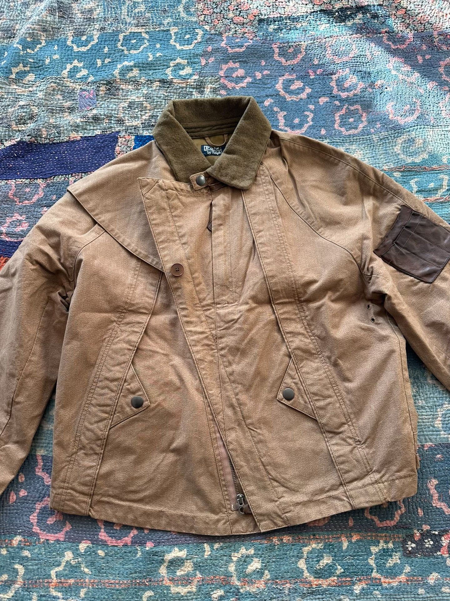 RRL Ralph Lauren ralph lauren military style patchwork jacket Size US L / EU 52-54 / 3 - 1 Thumbnail