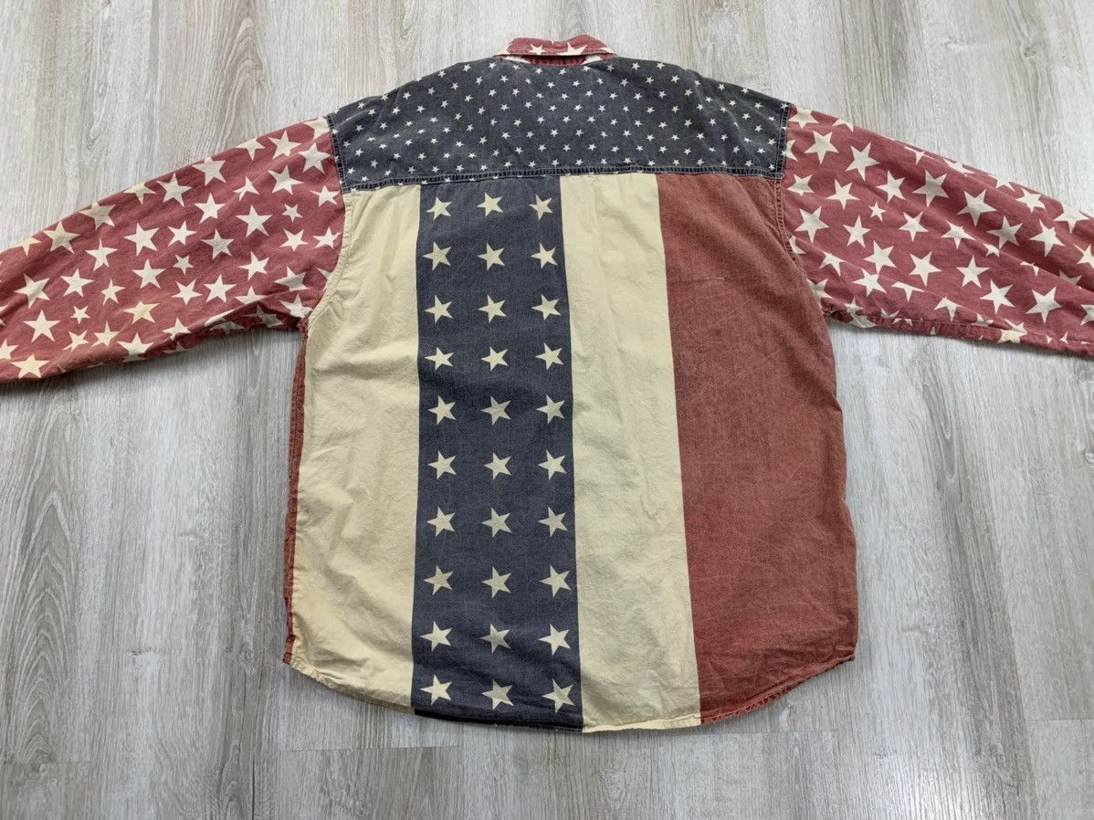 Vintage Mens vintage shirt American Flag Size L Size US L / EU 52-54 / 3 - 11 Thumbnail