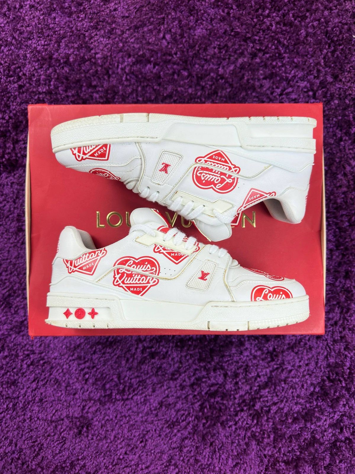 Louis Vuitton × Nigo Louis Vuitton X Nigo Human Made Trainers Size US 6.5 / EU 39-40 - 3 Thumbnail