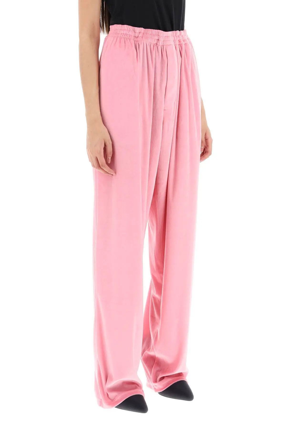 Balenciaga o1bcso1str1124 Baggy Pants in Pink Size 25" / US 0 / IT 36 - 2 Thumbnail