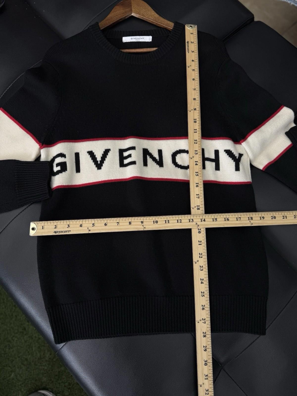 Givenchy Givenchy Red White and Black Knit Sweater Size Medium Men’s Size US M / EU 48-50 / 2 - 6 Thumbnail