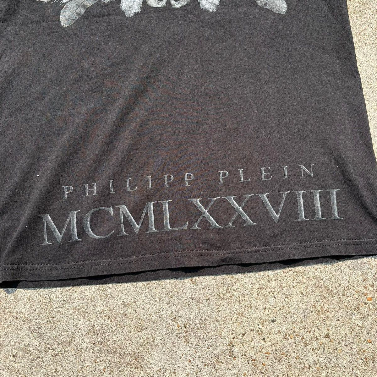 Philipp Plein ❌SOLD❌Philipp Plein Skull Wings Tee Double Sided Gothic Size US M / EU 48-50 / 2 - 8 Thumbnail