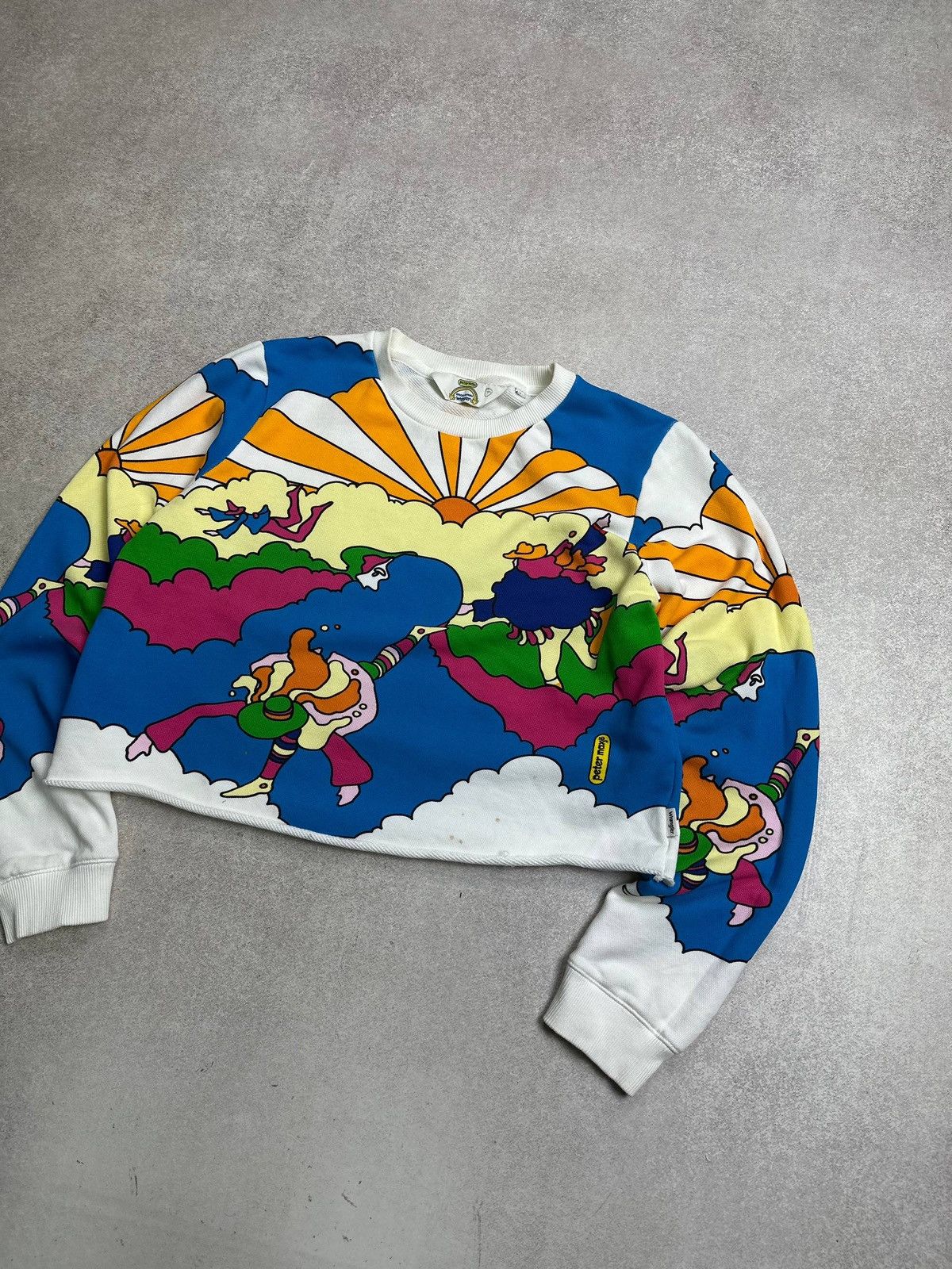Wrangler Wranger x Petermax All Over Print Cropped Sweatshirt S Size S / US 4 / IT 40 - 2 Thumbnail