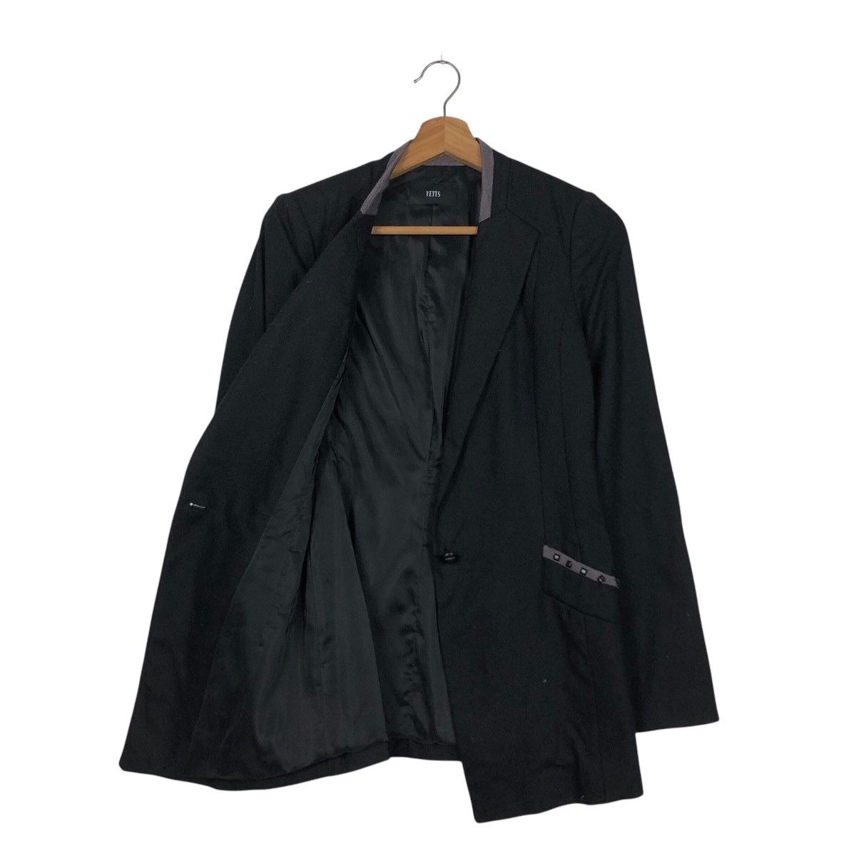Japanese Brand 📌Vintage Chore Worker Iconic Black Yetts Issey Miyake Size US M / EU 48-50 / 2 - 12 Thumbnail