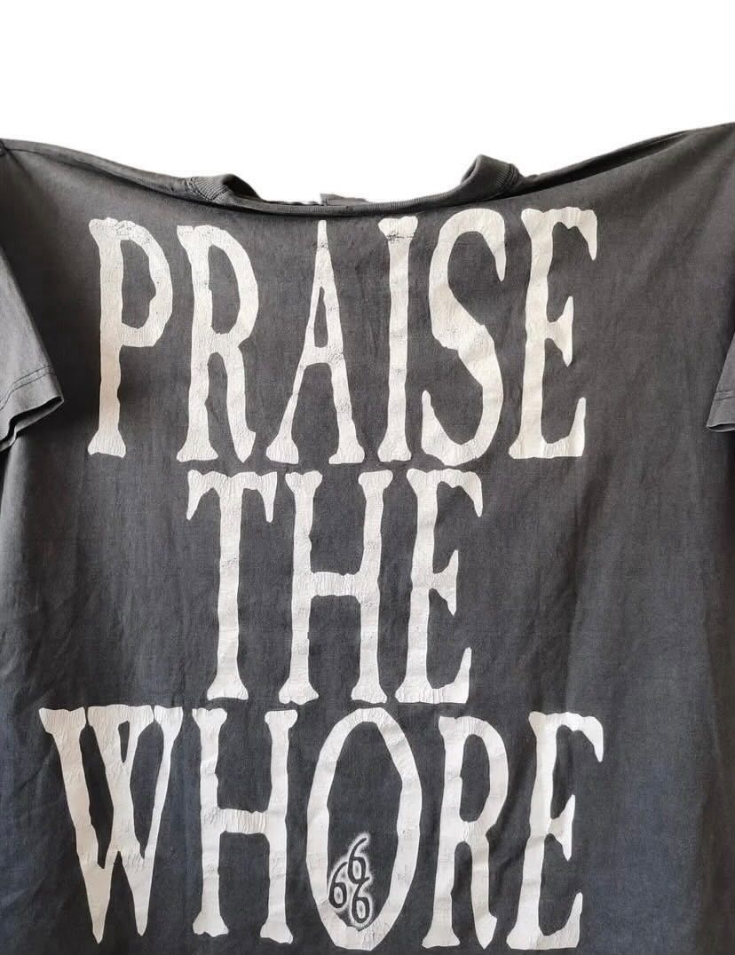 Band Tees rare 90s Cradle of Filth Praise the whore euro tag Size US XL / EU 56 / 4 - 2 Thumbnail