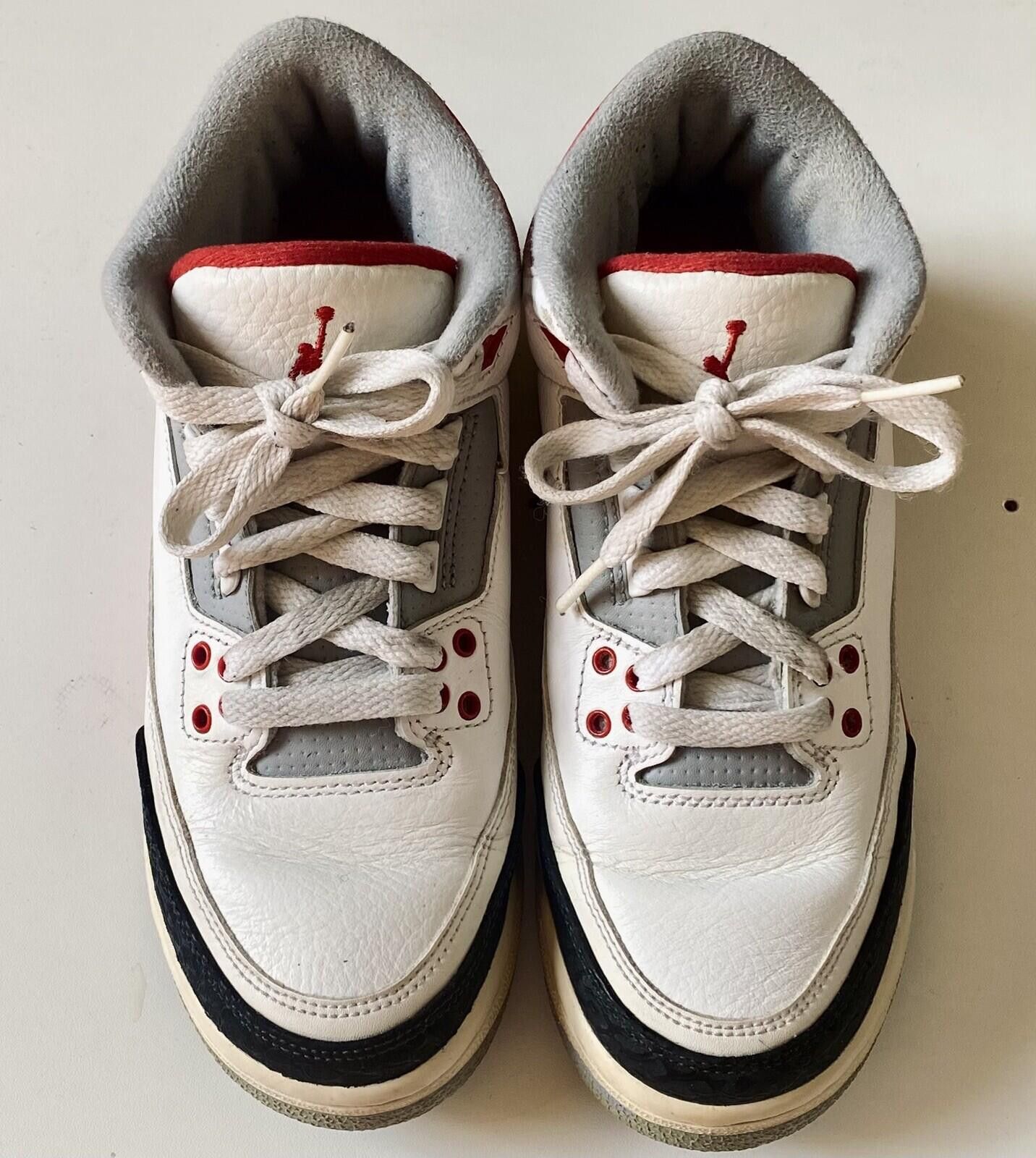 Jordan Brand 2013 Air Jordan 3 Retro Fire Red Youth GS Size 4.5Y NO BOX Size US 5 / EU 37 - 1 Thumbnail