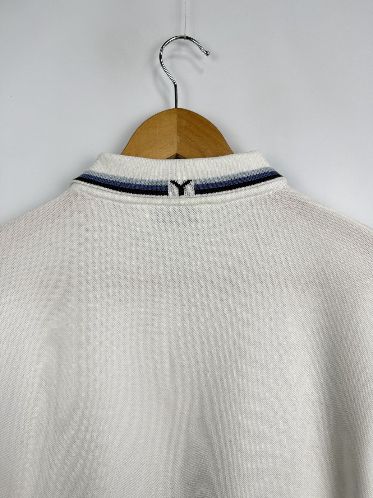 Yves Saint Laurent 🇫🇷 Vintage 90s YSL Yves Saint Laurent Pour Homme Polo T-Shirt Size US M / EU 48-50 / 2 - 8 Thumbnail