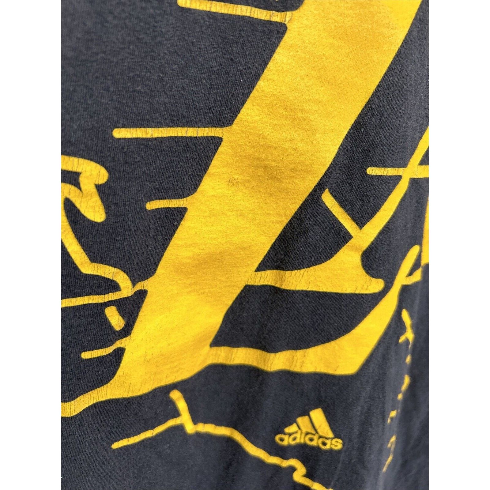 Adidas Adidas LA California Print Black Yellow T-Shirt Large Size US L / EU 52-54 / 3 - 5 Thumbnail