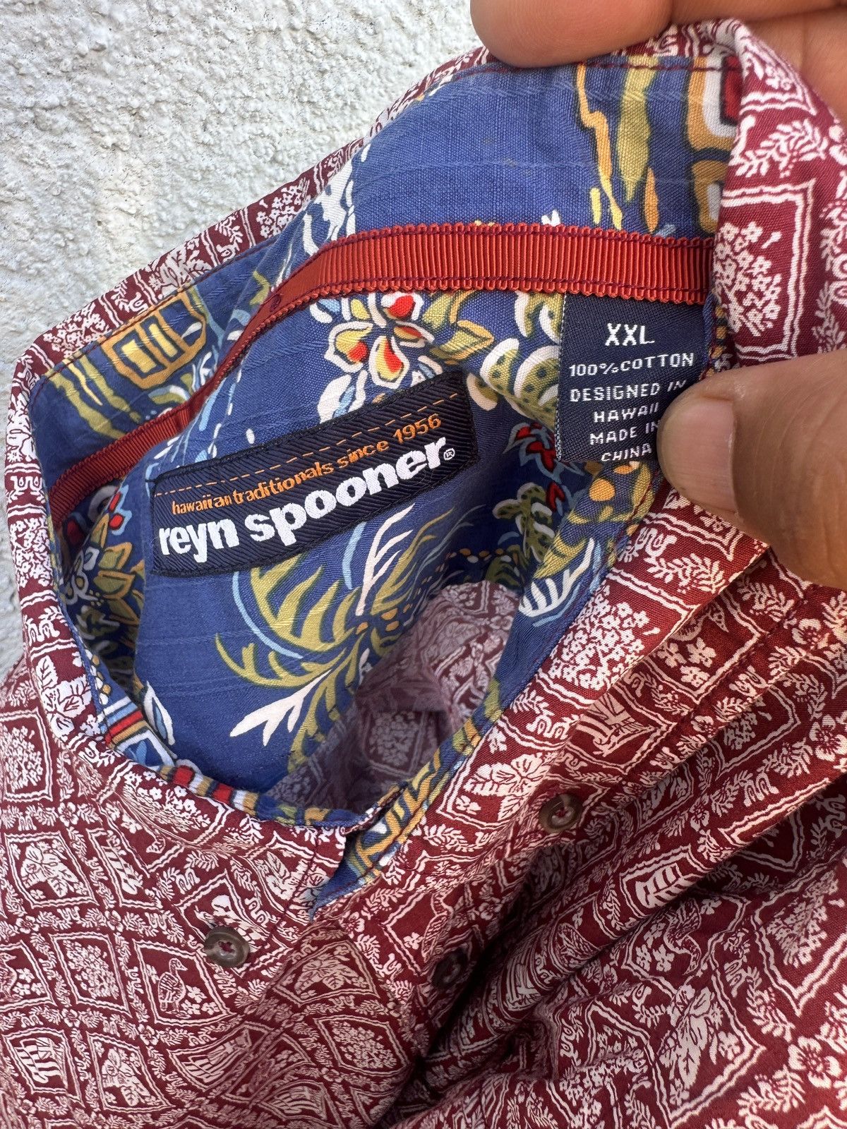 Reyn Spooner Reyn Spooner Tailored Fit Hawaiian Shirt Red Men's XXL Size US XXL / EU 58 / 5 - 5 Thumbnail