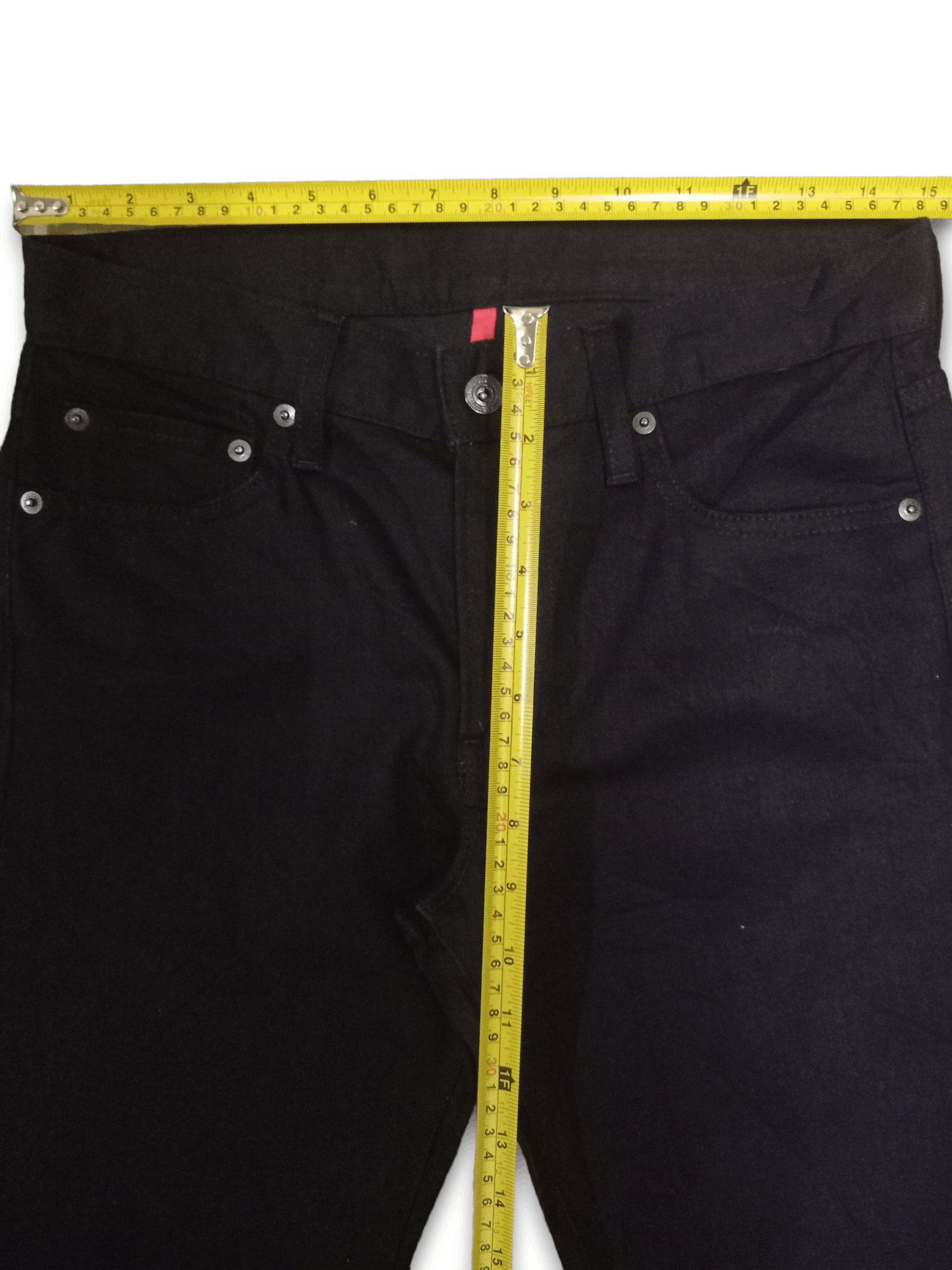 Japanese Brand × Uniqlo Vintage S001 Japanese Uniqlo Black Denim Pants Size US 30 / EU 46 - 10 Thumbnail