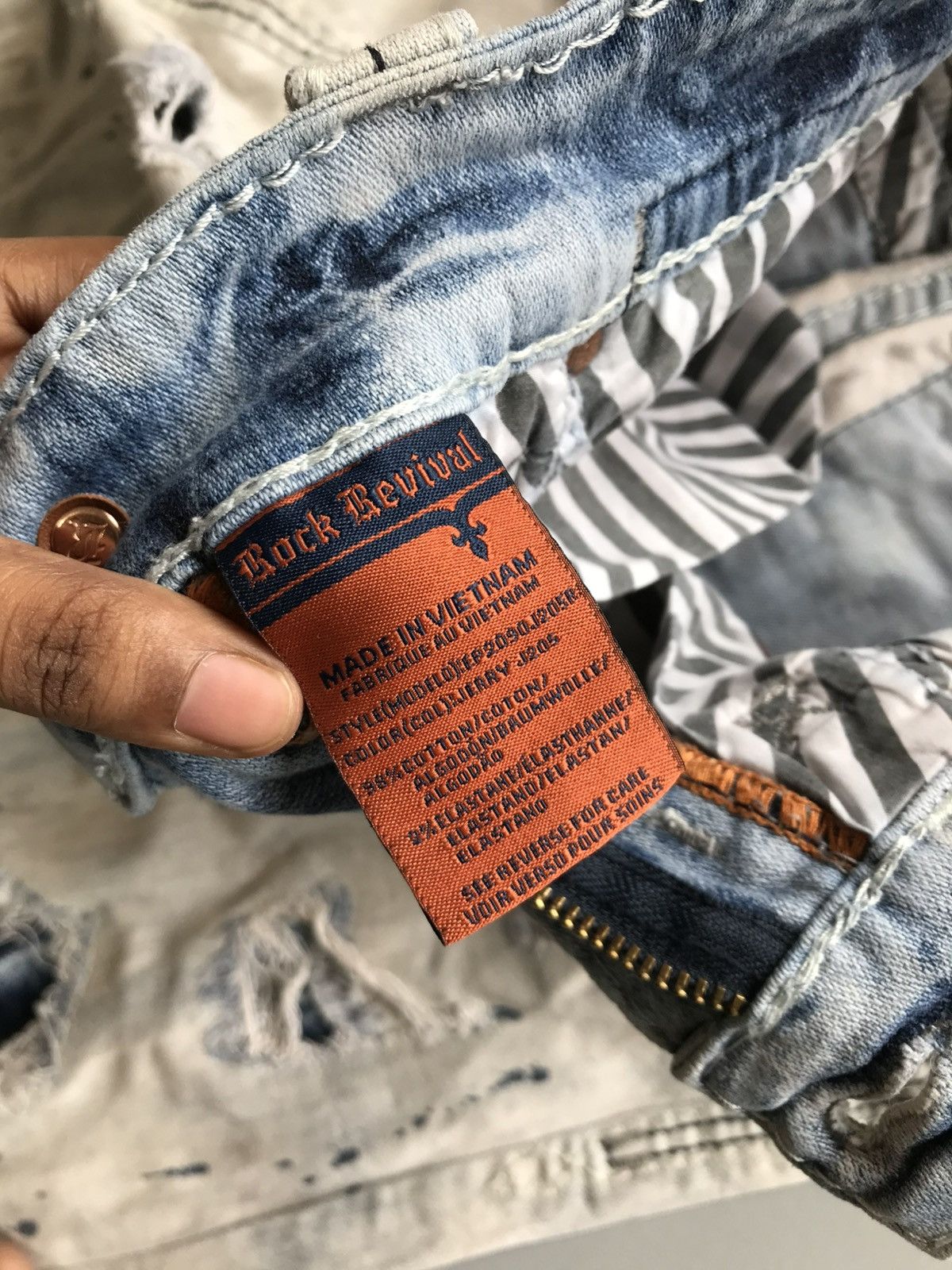 Rock Revival Vintage rock revival acid wash denim Size US 32 / EU 48 - 7 Thumbnail