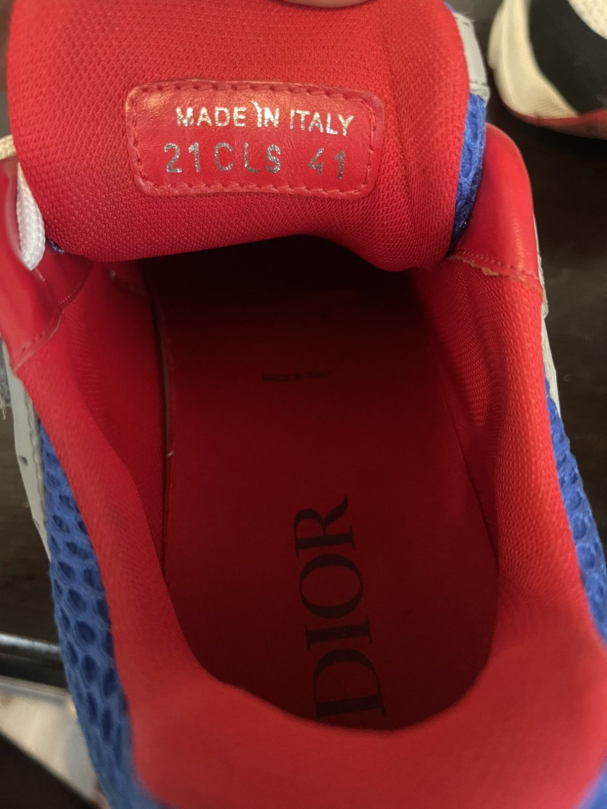 Dior Dior B22 'Grey Red Blue' Size US 8.5 / EU 41-42 - 10 Thumbnail