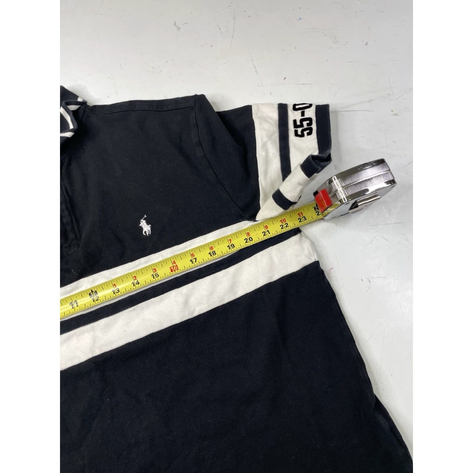 Polo Ralph Lauren Polo Ralph Lauren Polo Cycling Team Short Sleeve Polo Shirt Black White Mens XL Size US XL / EU 56 / 4 - 7 Thumbnail