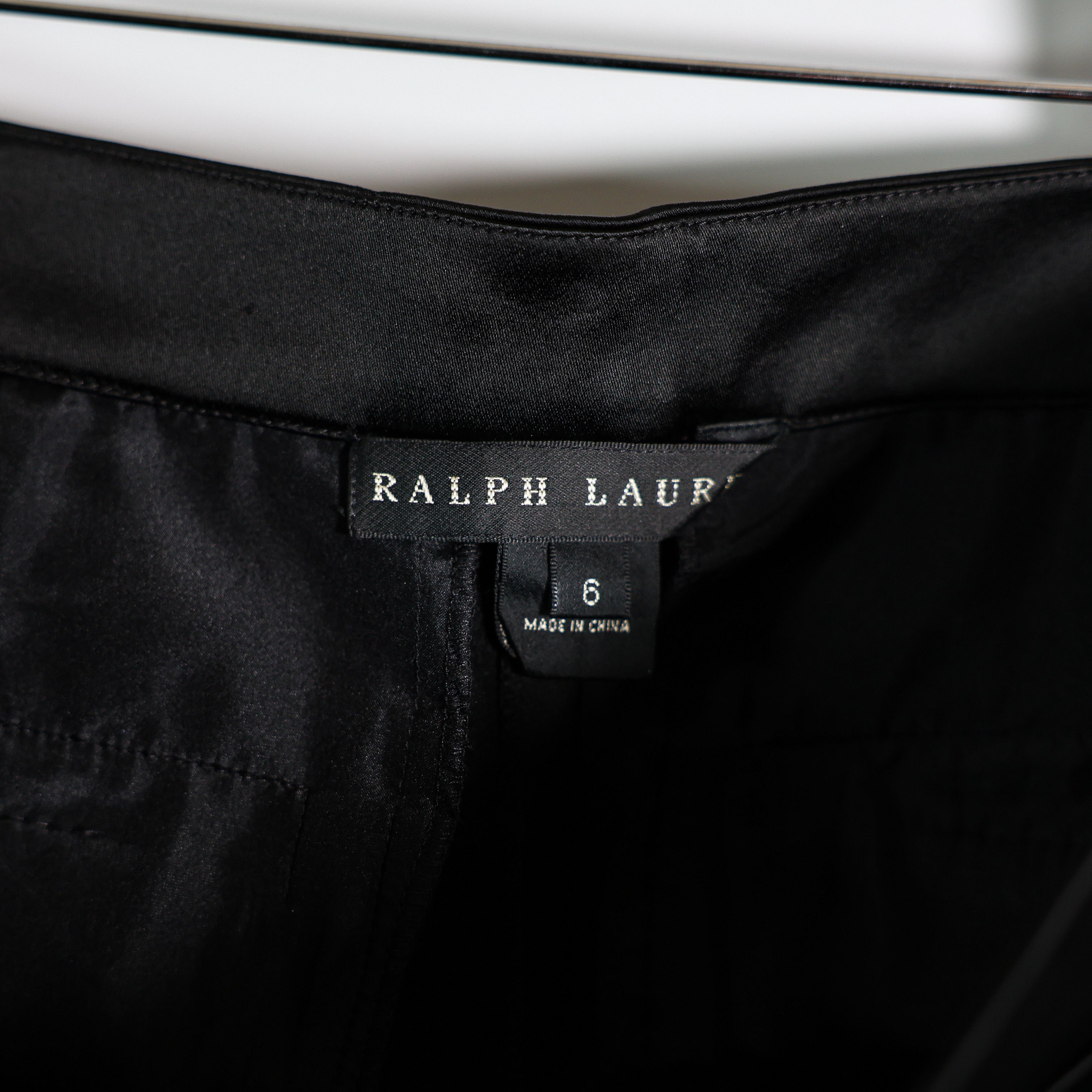 Ralph Lauren Black Label Ralph Lauren Black Label Women's Satin Size 28" / US 6 / IT 42 - 2 Thumbnail