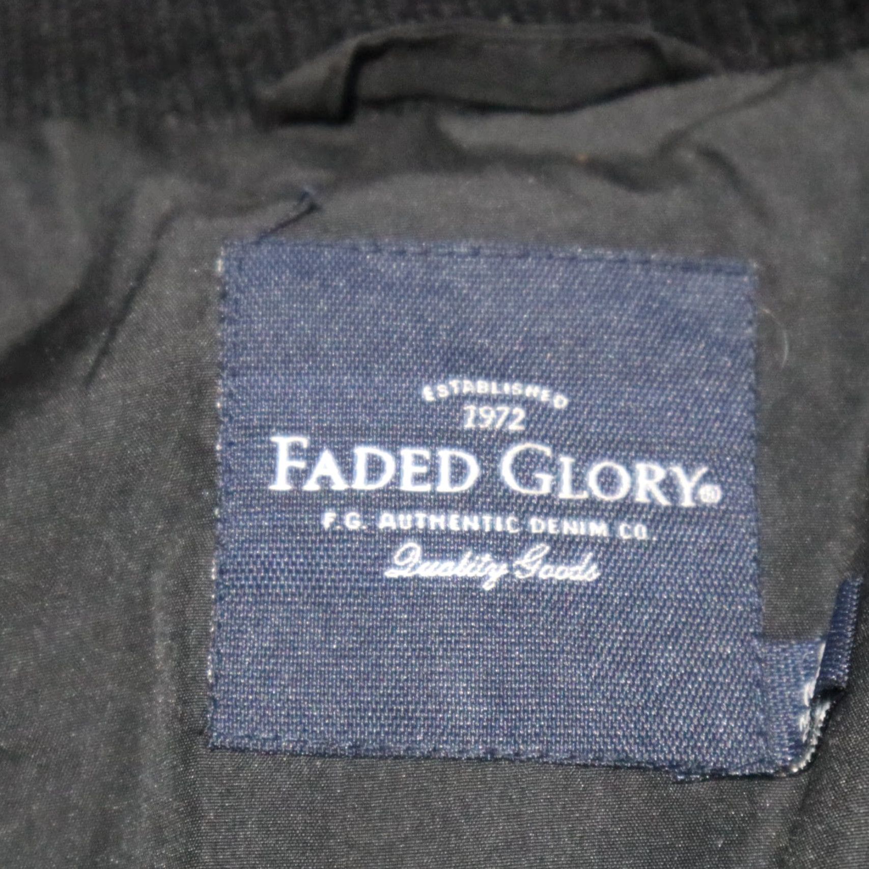 Faded Glory VINTAGE FADED GLORY Jacket Women M Black Bubble Hooded Fur Poly Fill Flax Glor y? Size M / US 6-8 / IT 42-44 - 3 Thumbnail