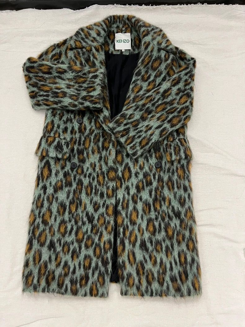 Kenzo KENZO Leopard coat Size XXS / US 00 / IT 34 - 2 Thumbnail