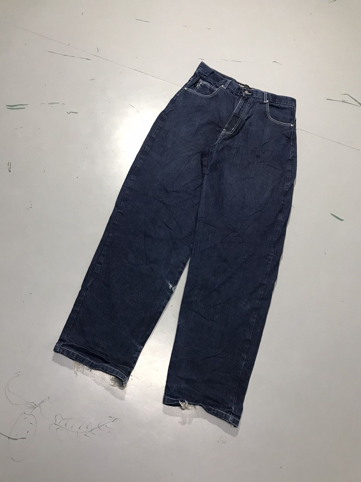 Southpole Vintage Tribal embroidered denim Size US 34 / EU 50 - 3 Thumbnail